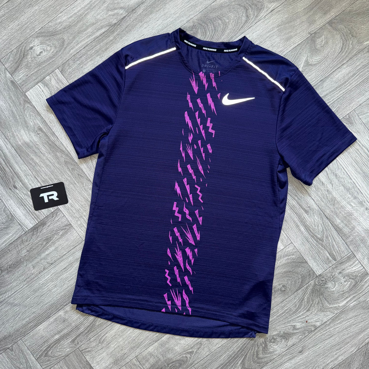 Purple Nike Bolt Miler Tee