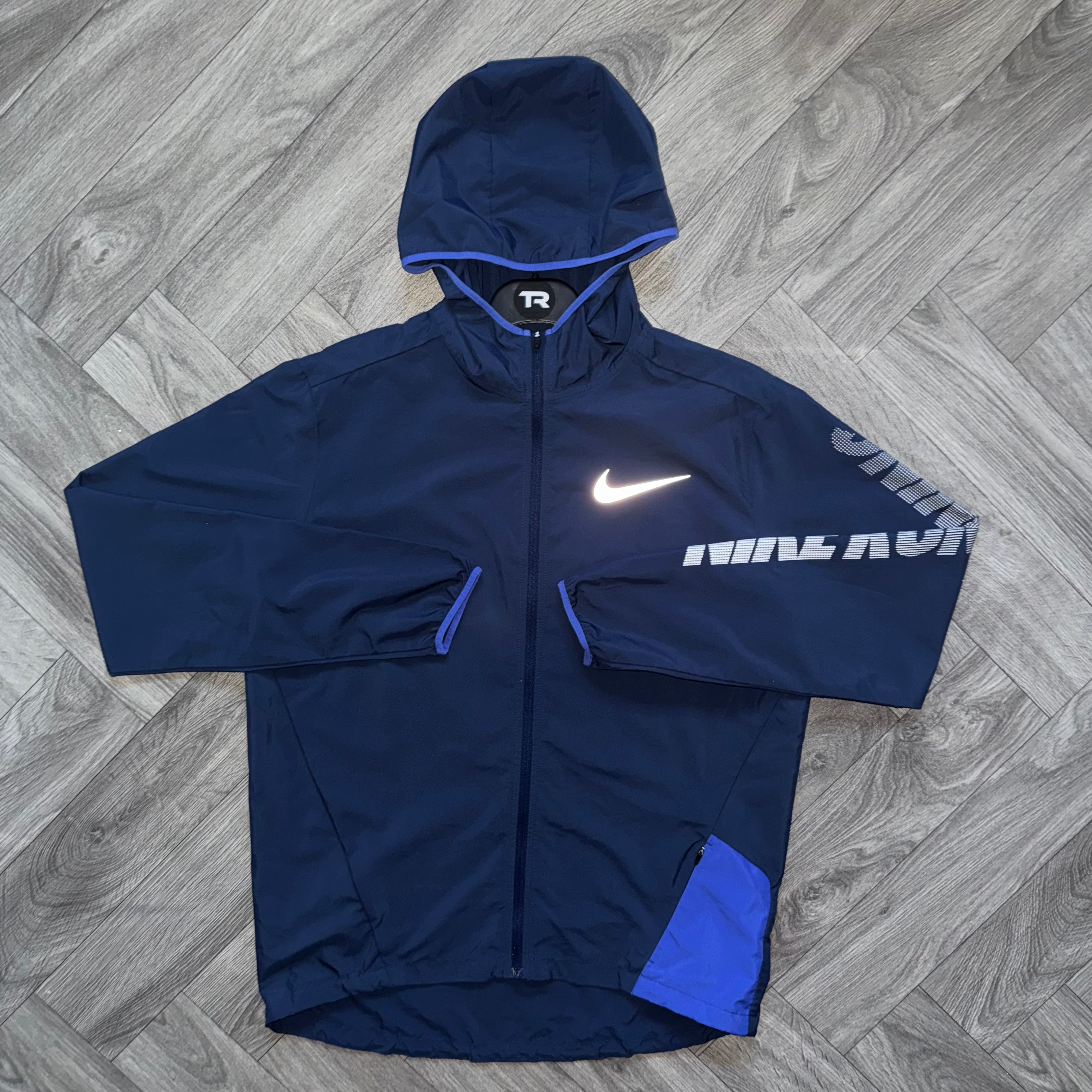 Navy Nike Running Windbreaker