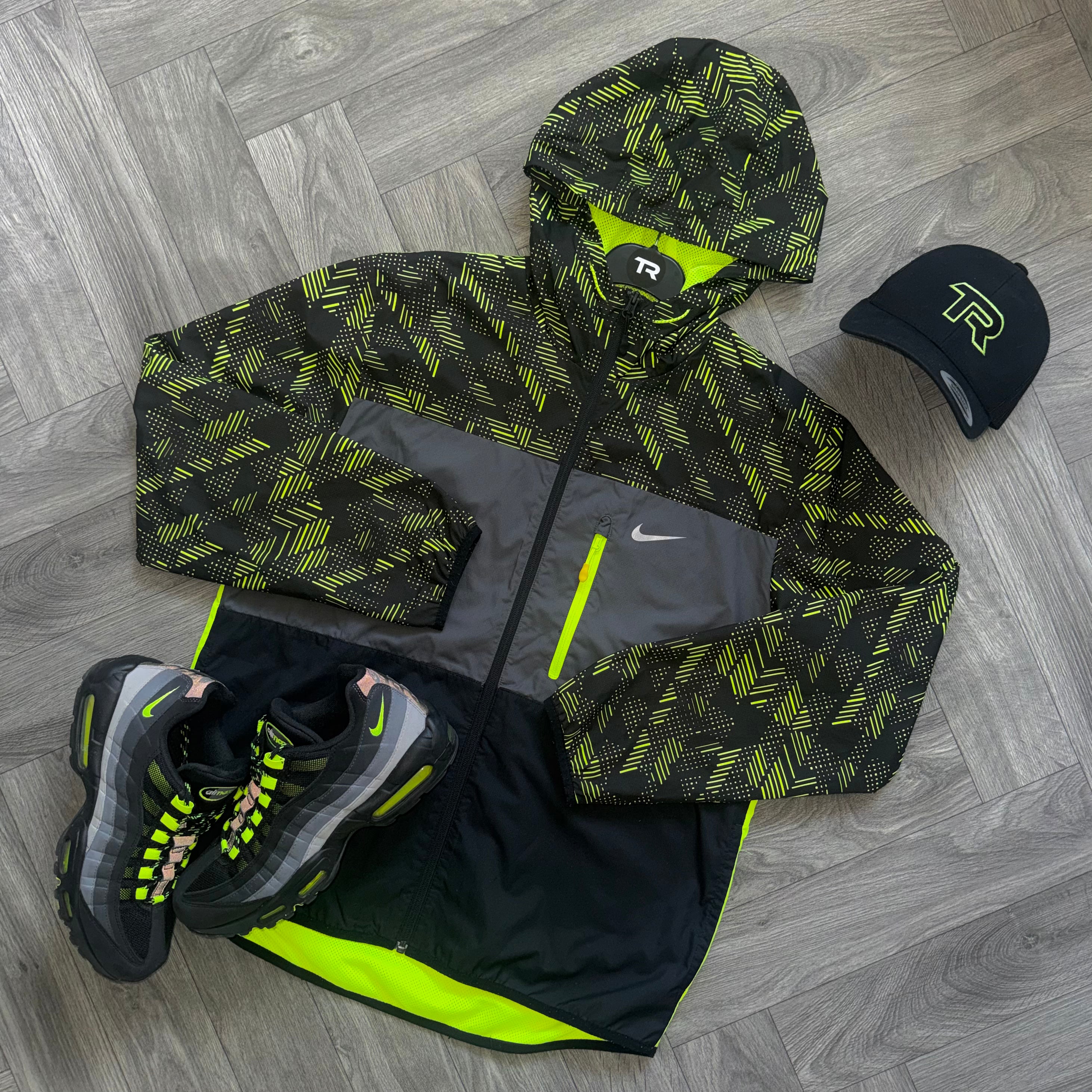 Reverse Neon Pixel Nike Jacket