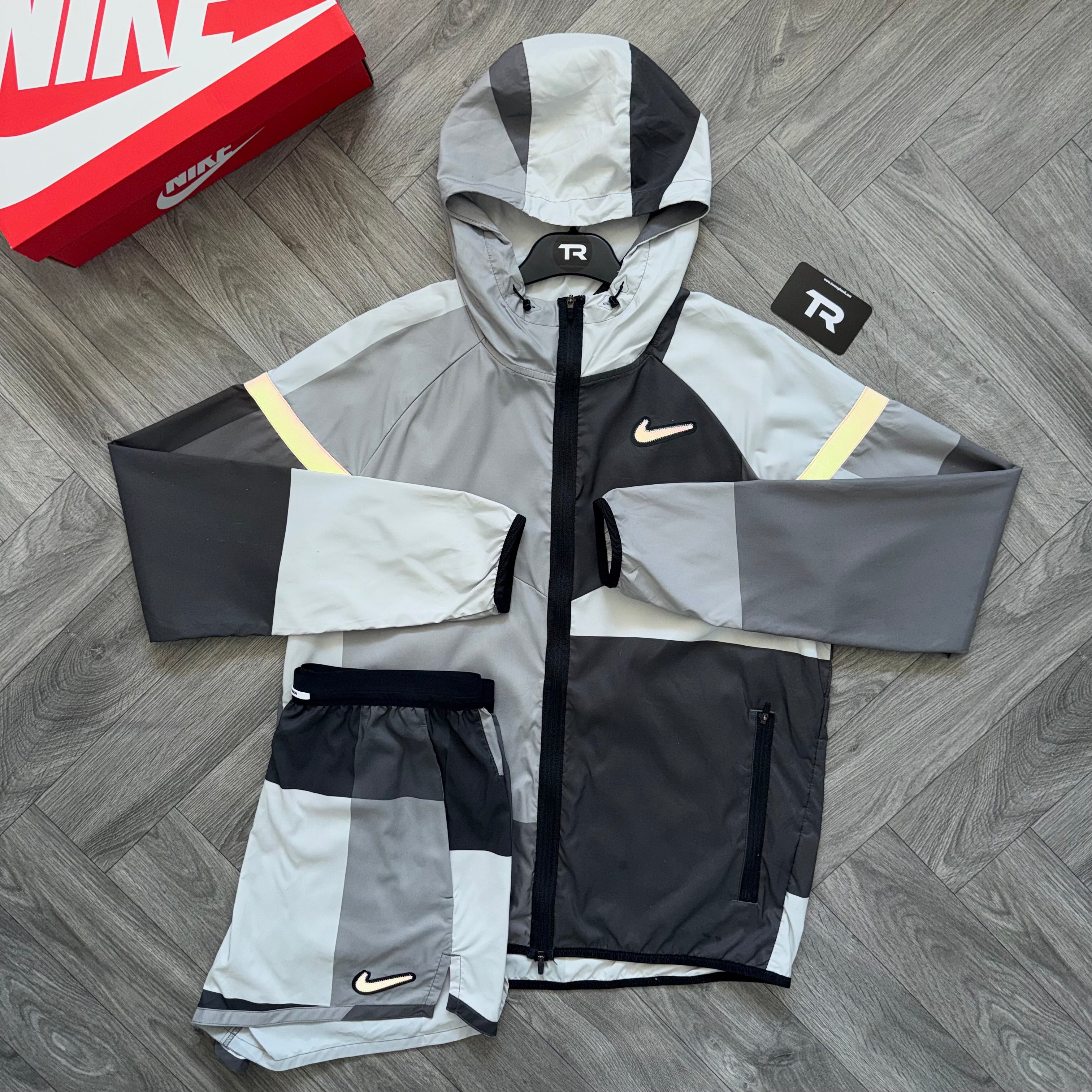 Grey Nike Patchwork Set
