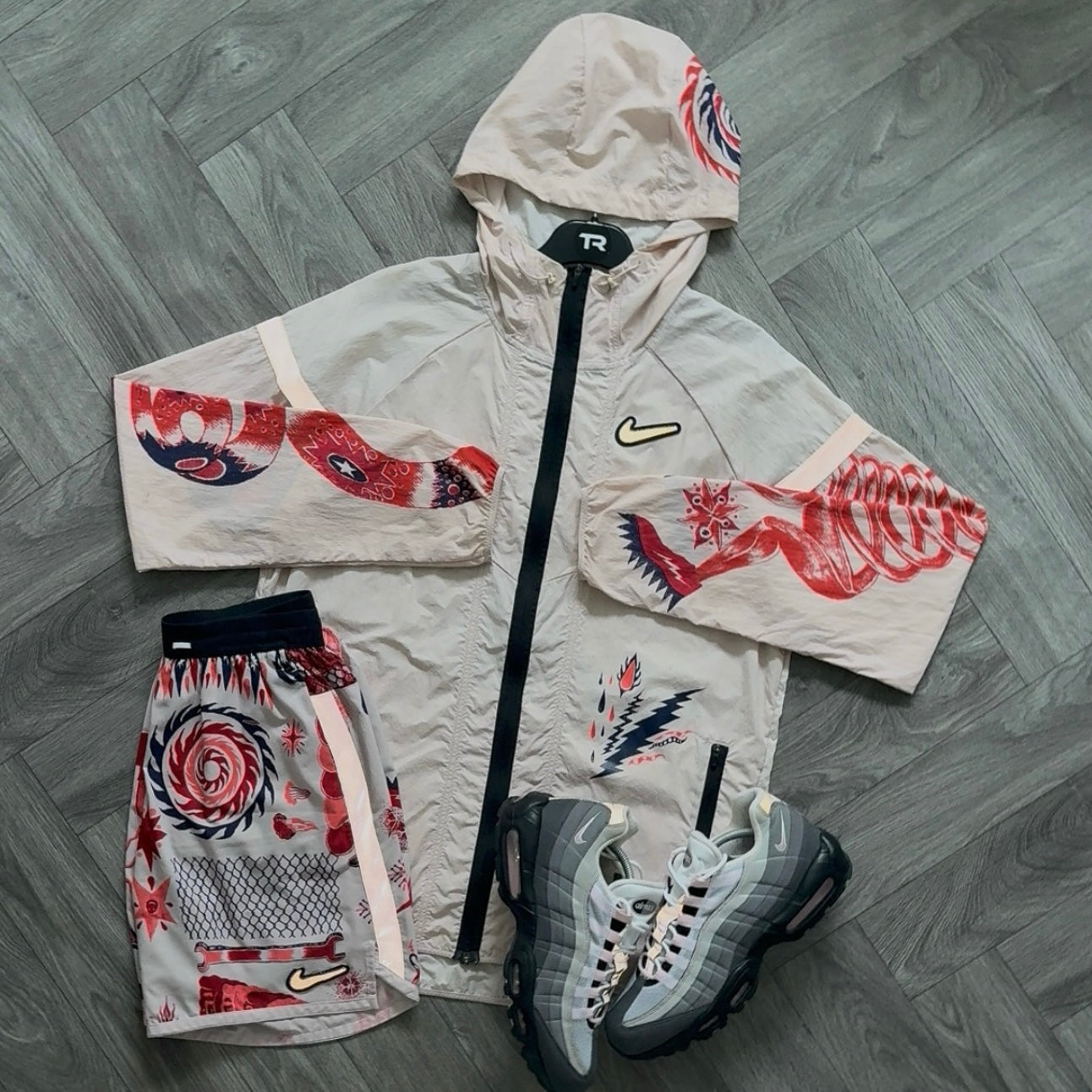 Pink Foam Nike Dragon 3-Piece Set