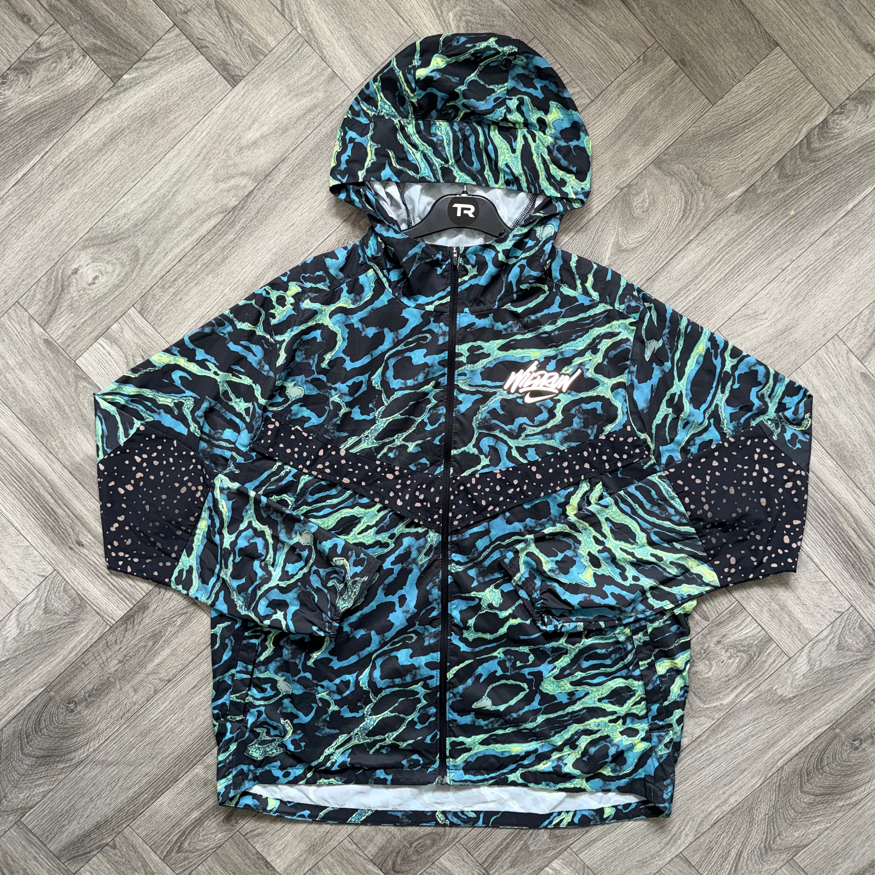 Blue/Green Nike Galaxy Wild Run Jacket