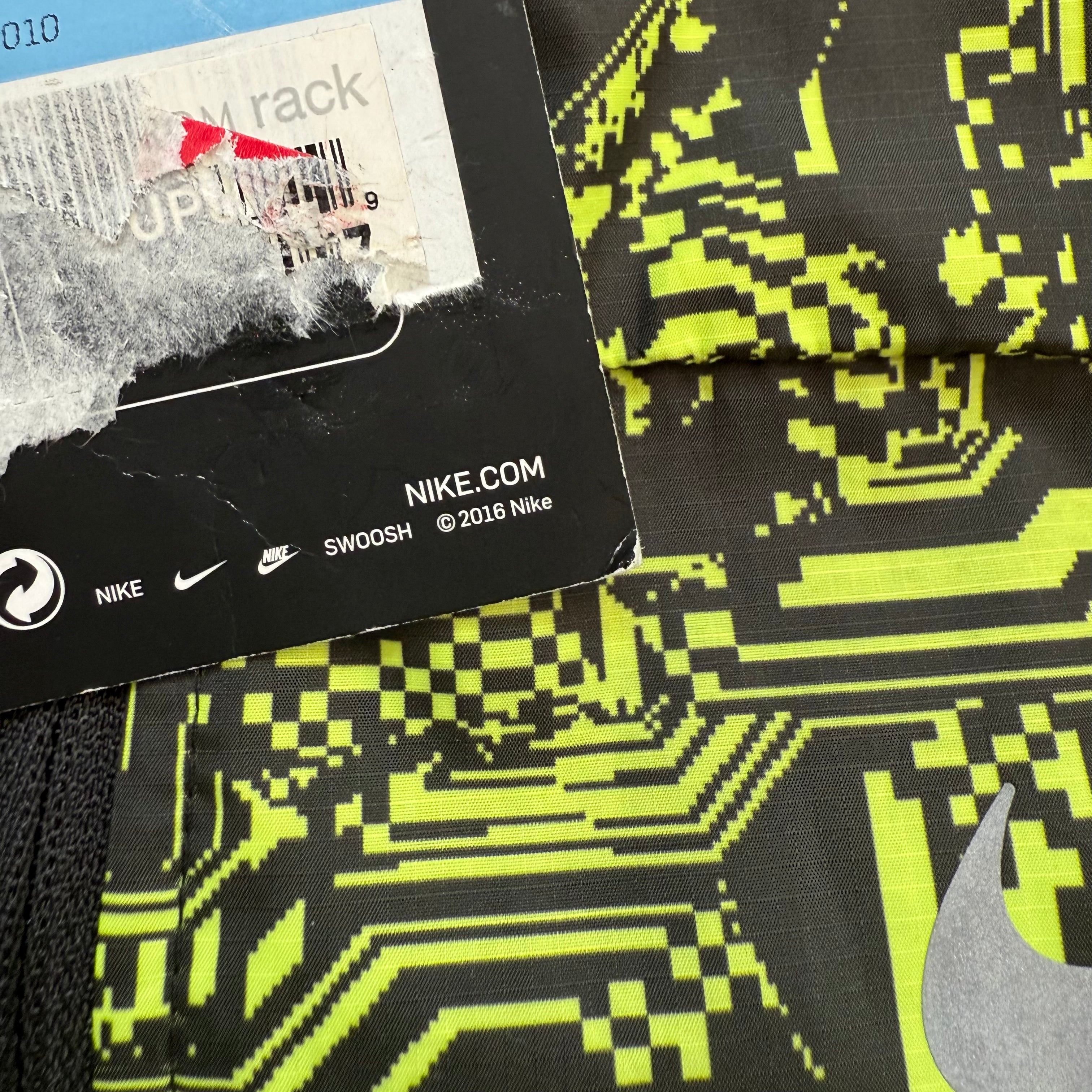(New) Neon Nike Digital Camo Jacket
