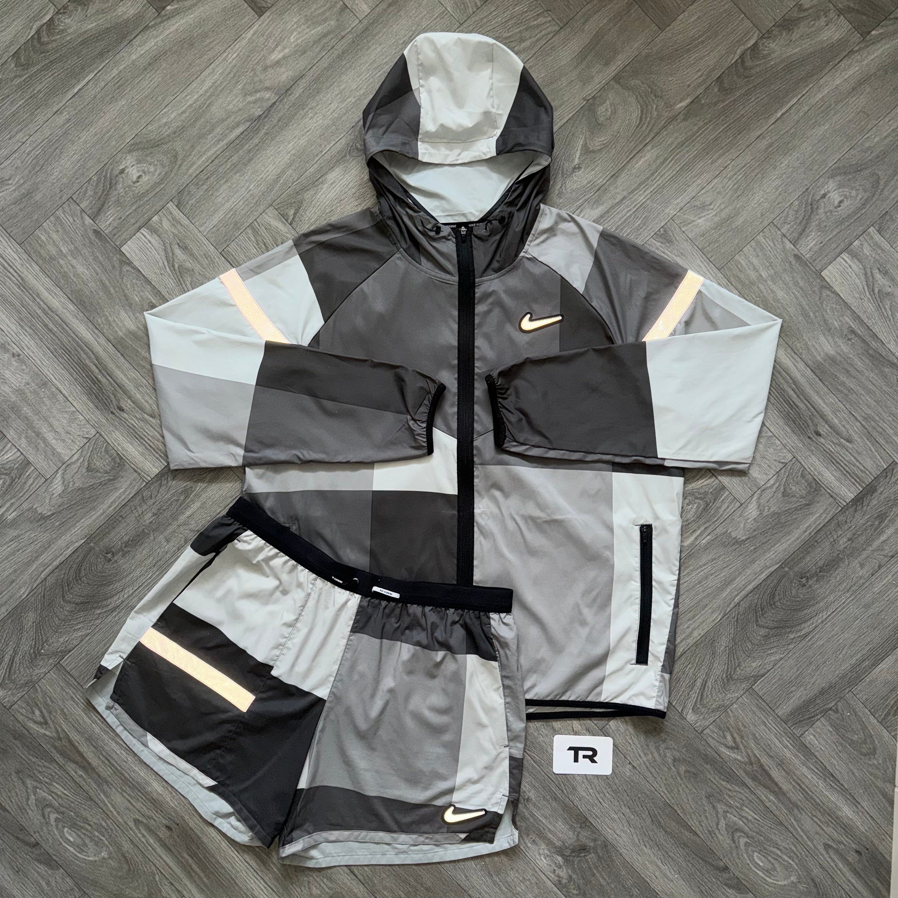 Grey Nike Patchwork Set