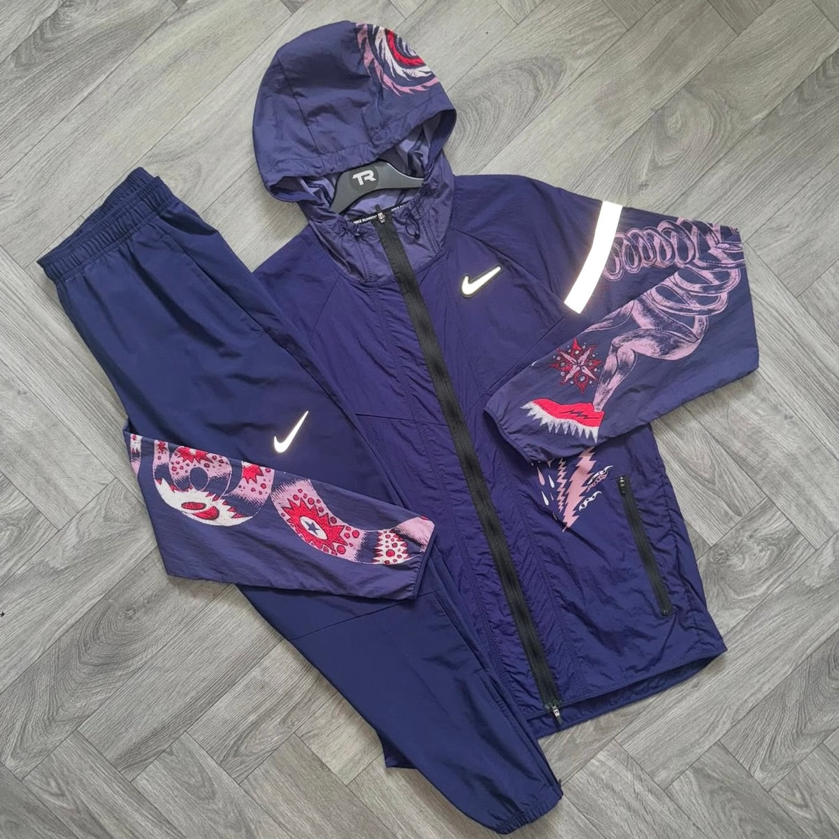 Midnight Purple Dragon Tracksuit Set