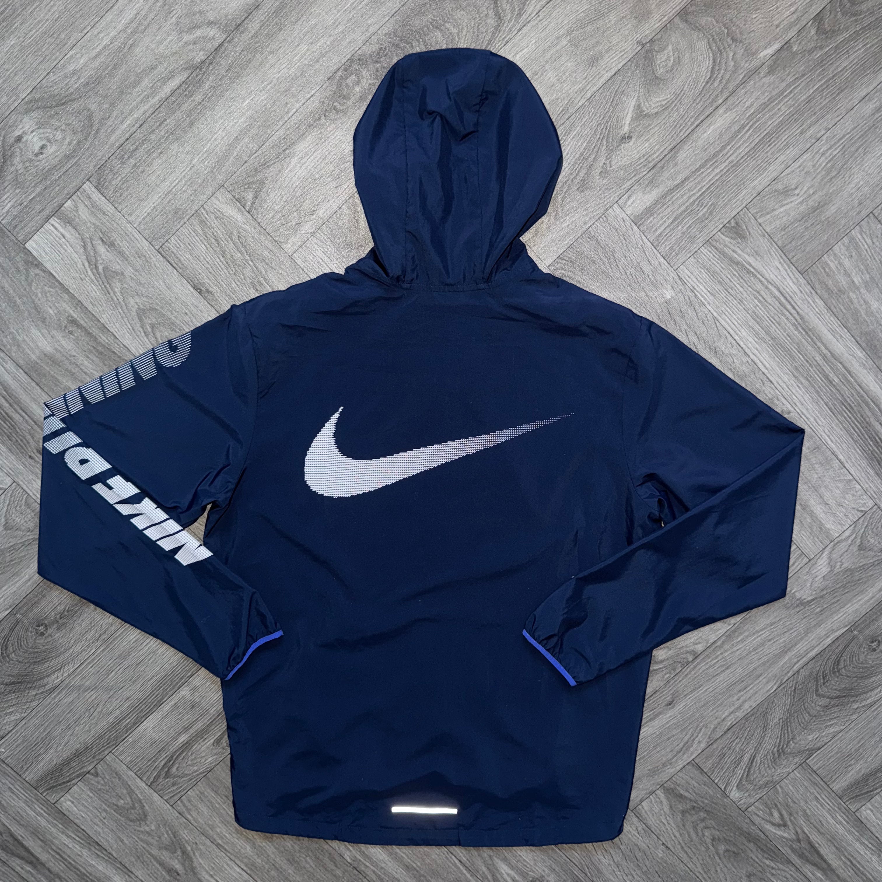 Navy Nike Running Windbreaker