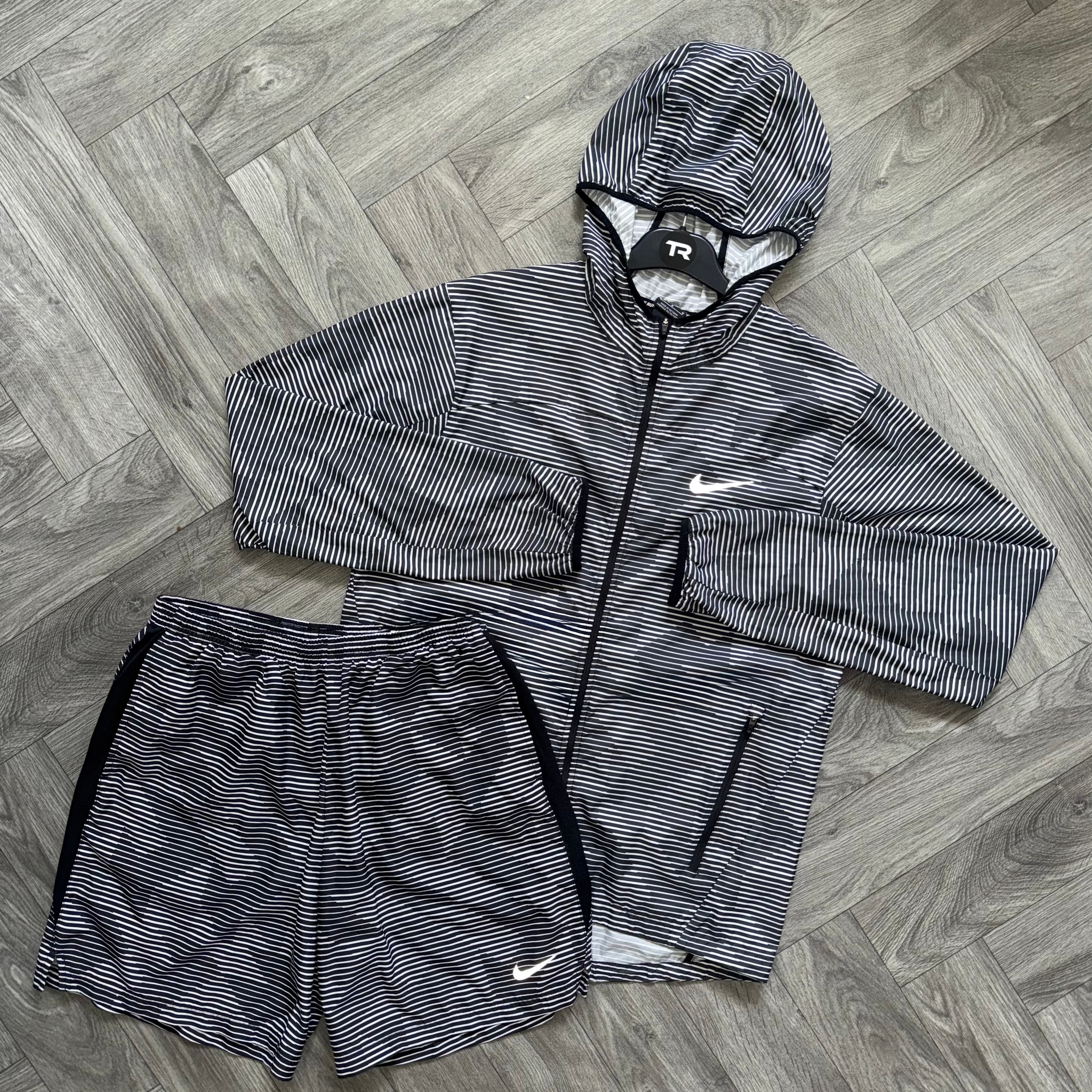 Grey Nike Geometric Camo Set
