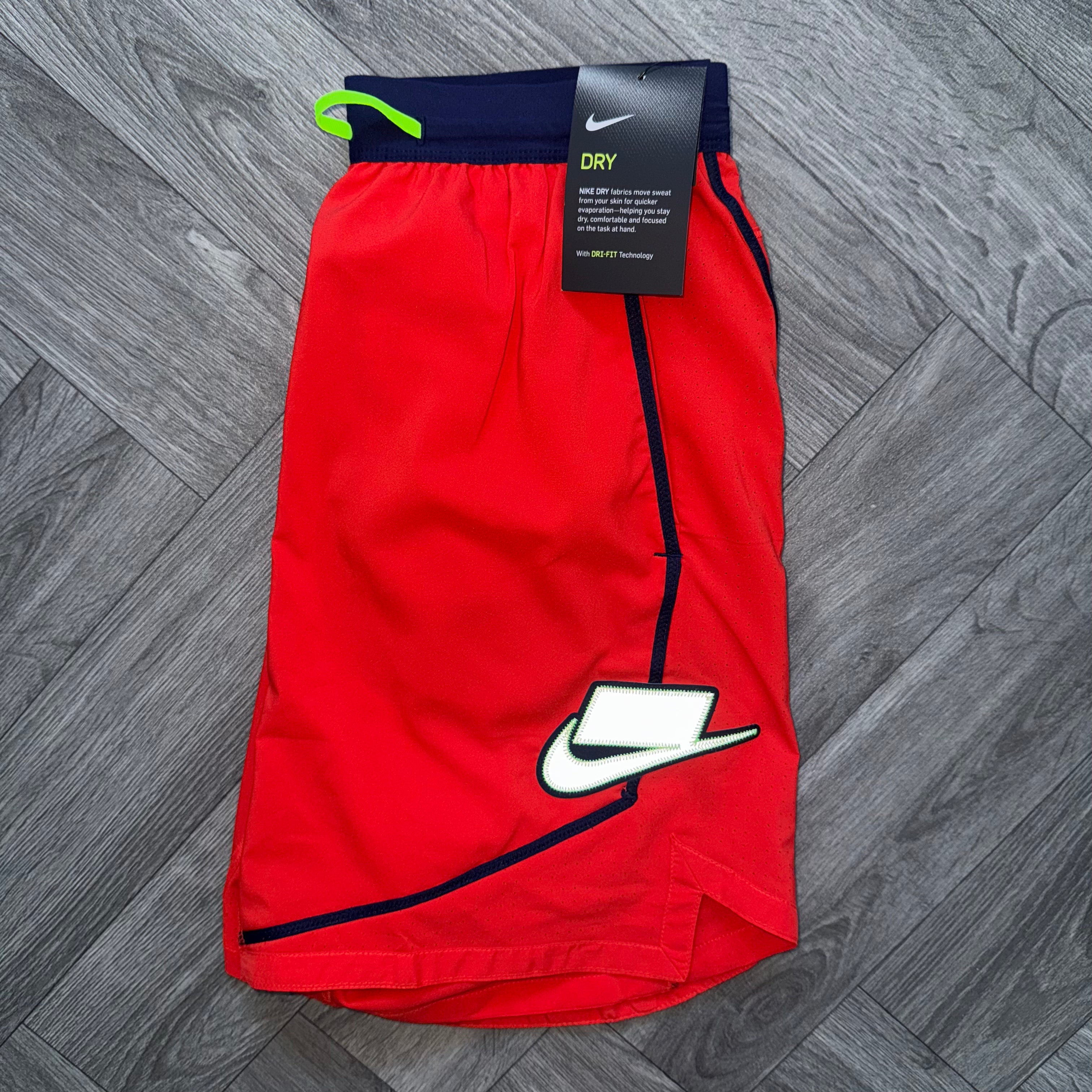 Red Nike Meekz Shorts