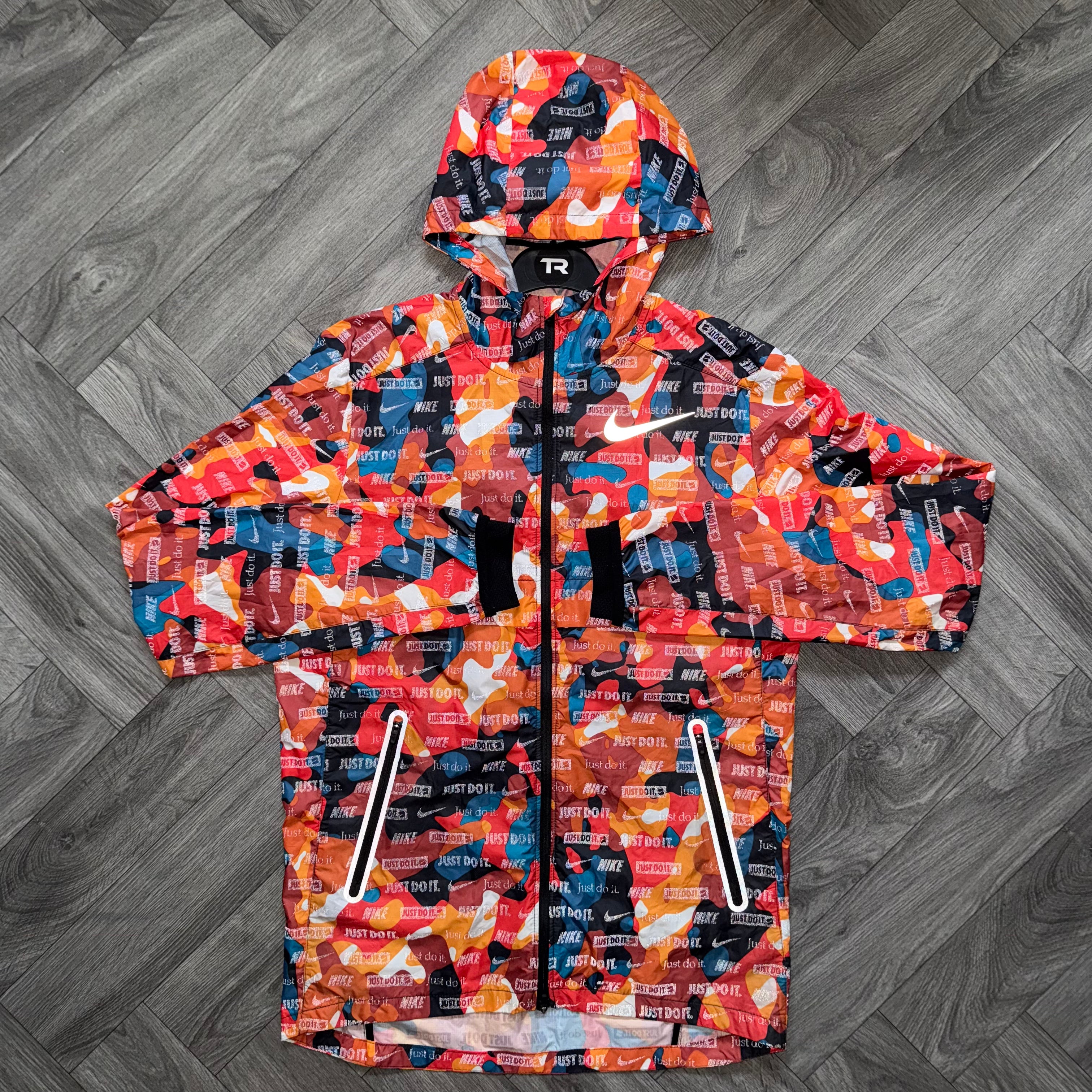Orange Nike Ghost Flash Reflective Jacket