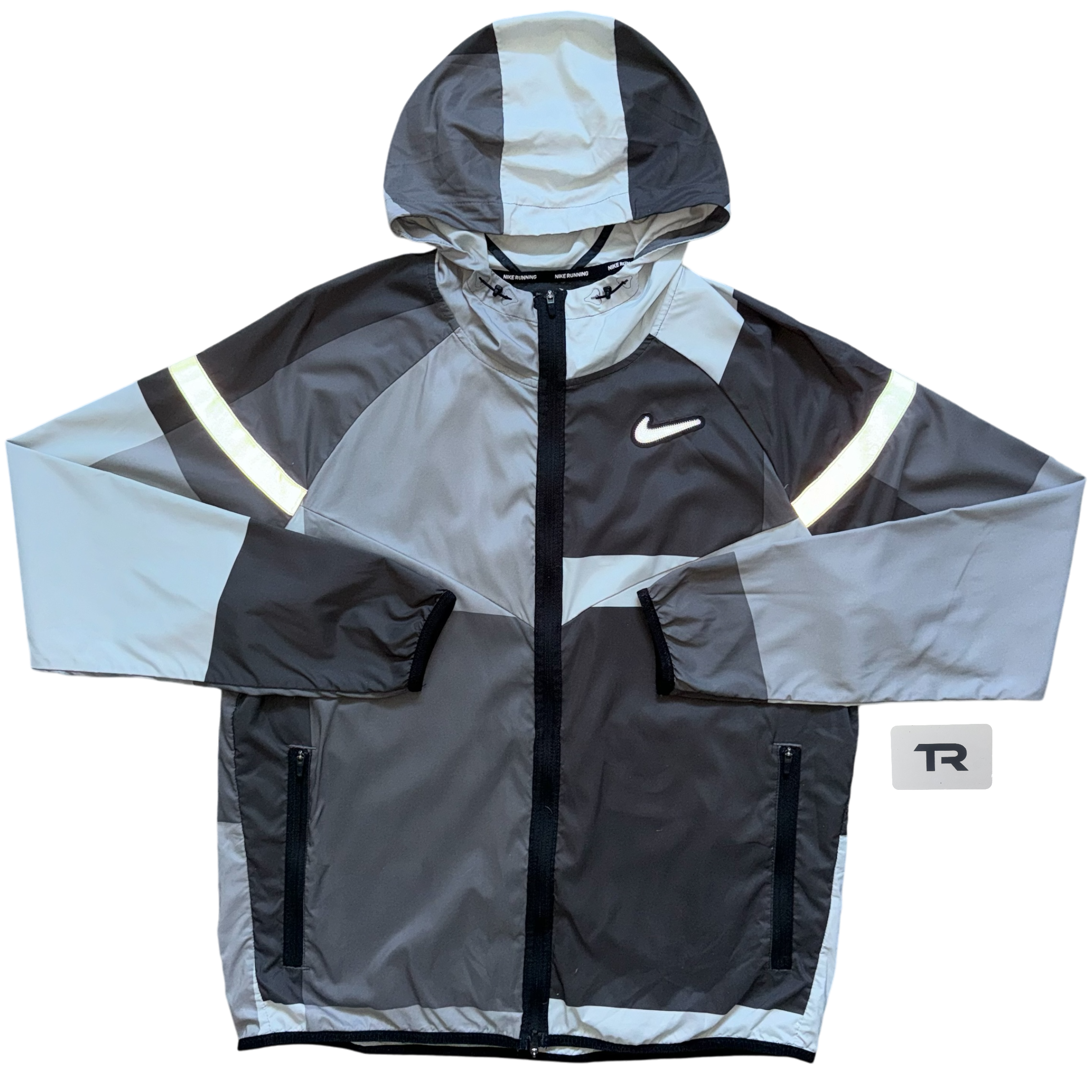 Grey Nike Patchworks Windrunner