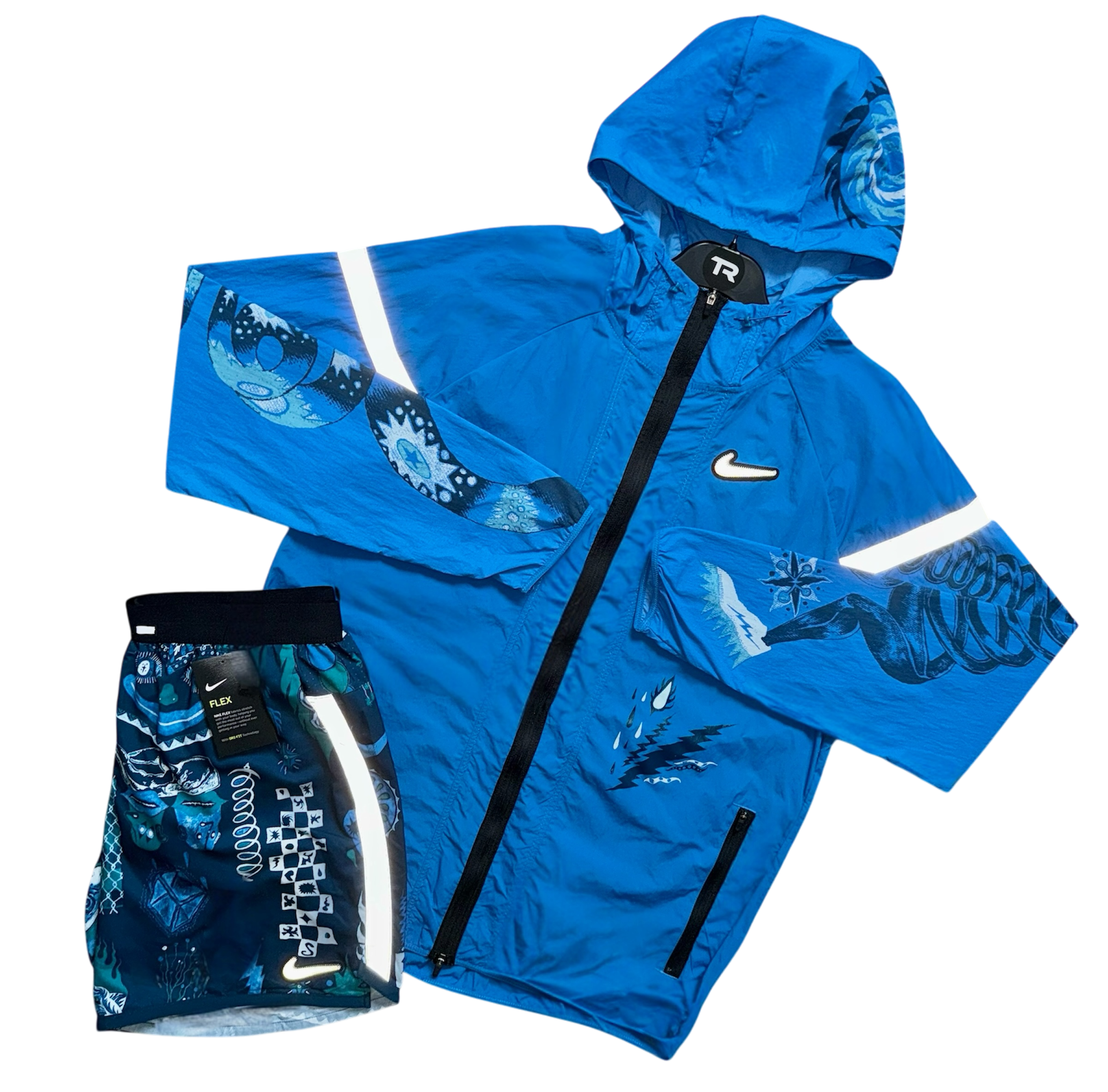 Blue Nike Dragon Set