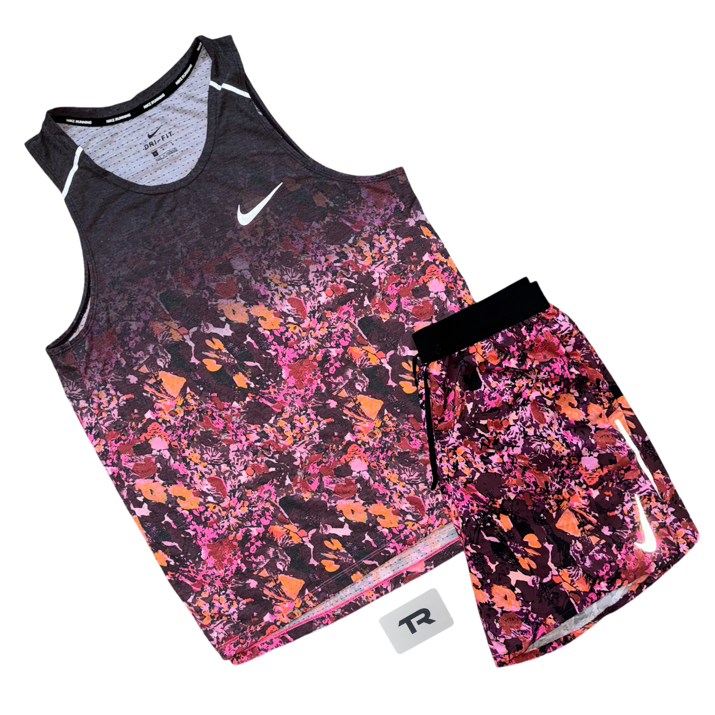 Pink Nike Floral Set