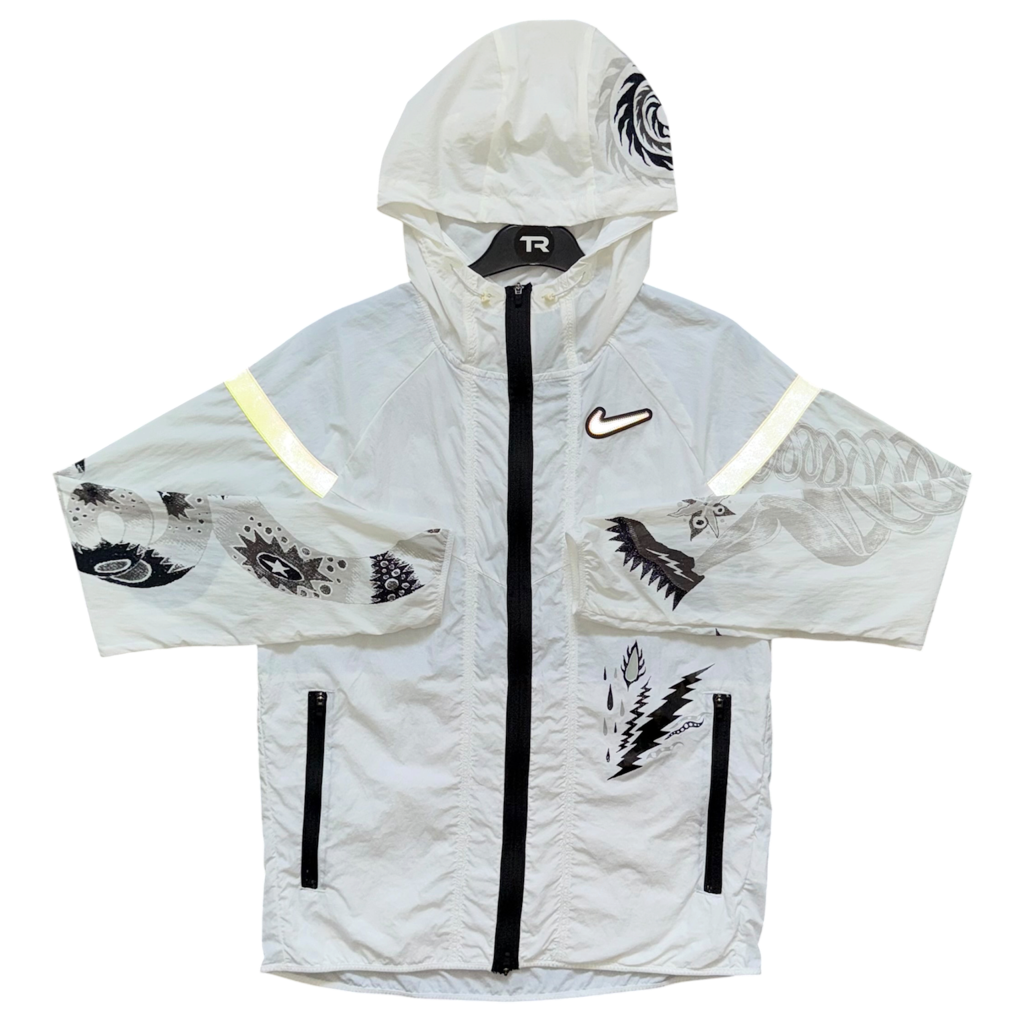 White Nike Dragon Jacket