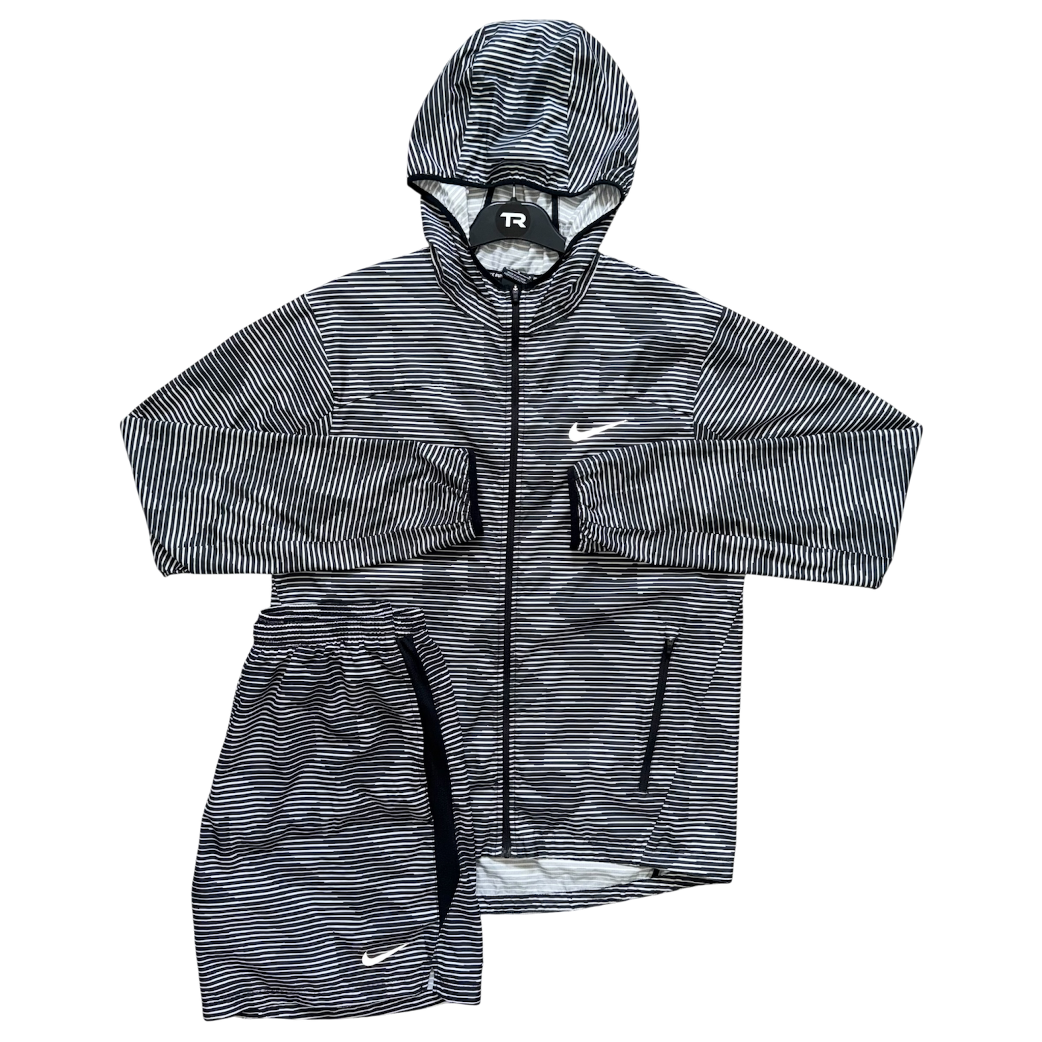 Grey Nike Geometric Camo Set