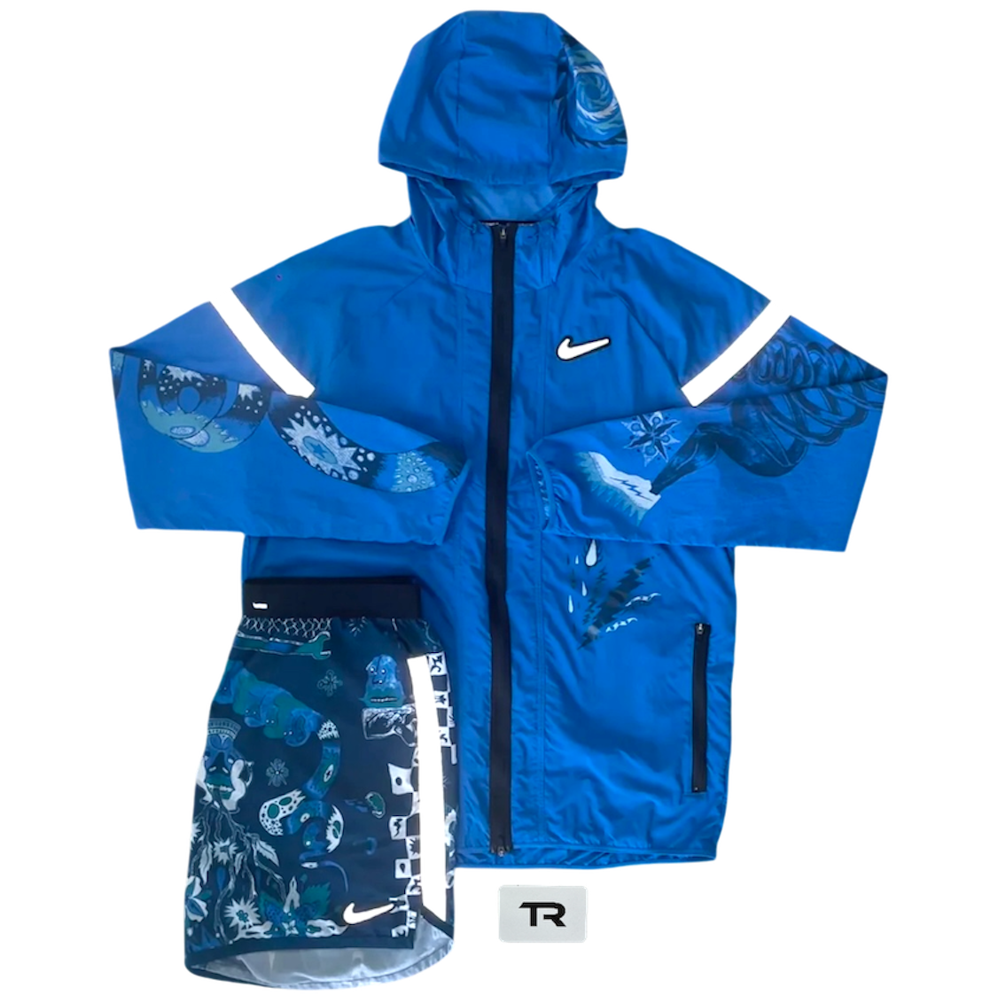 Blue Nike Dragon Set