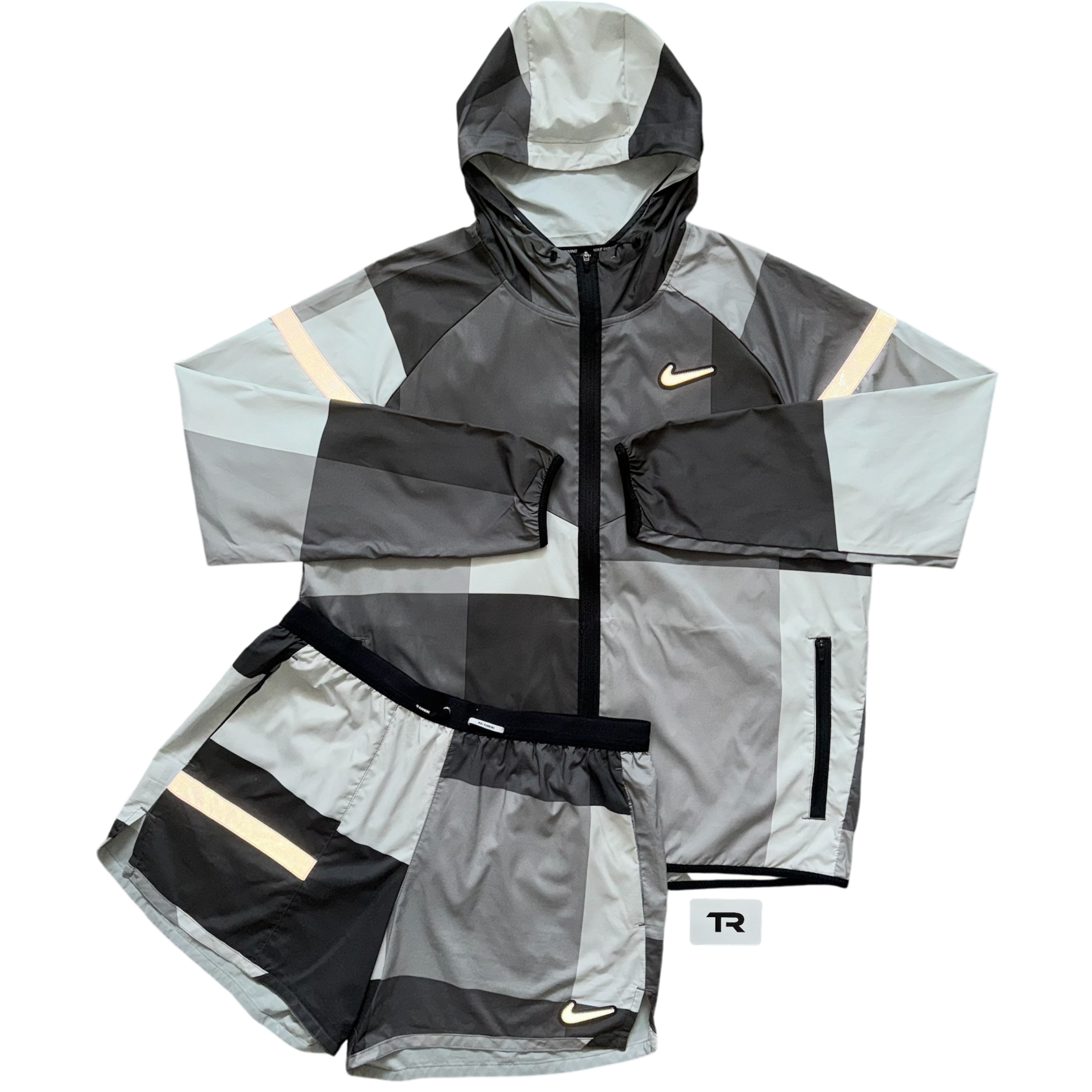 Grey Nike Patchwork Set