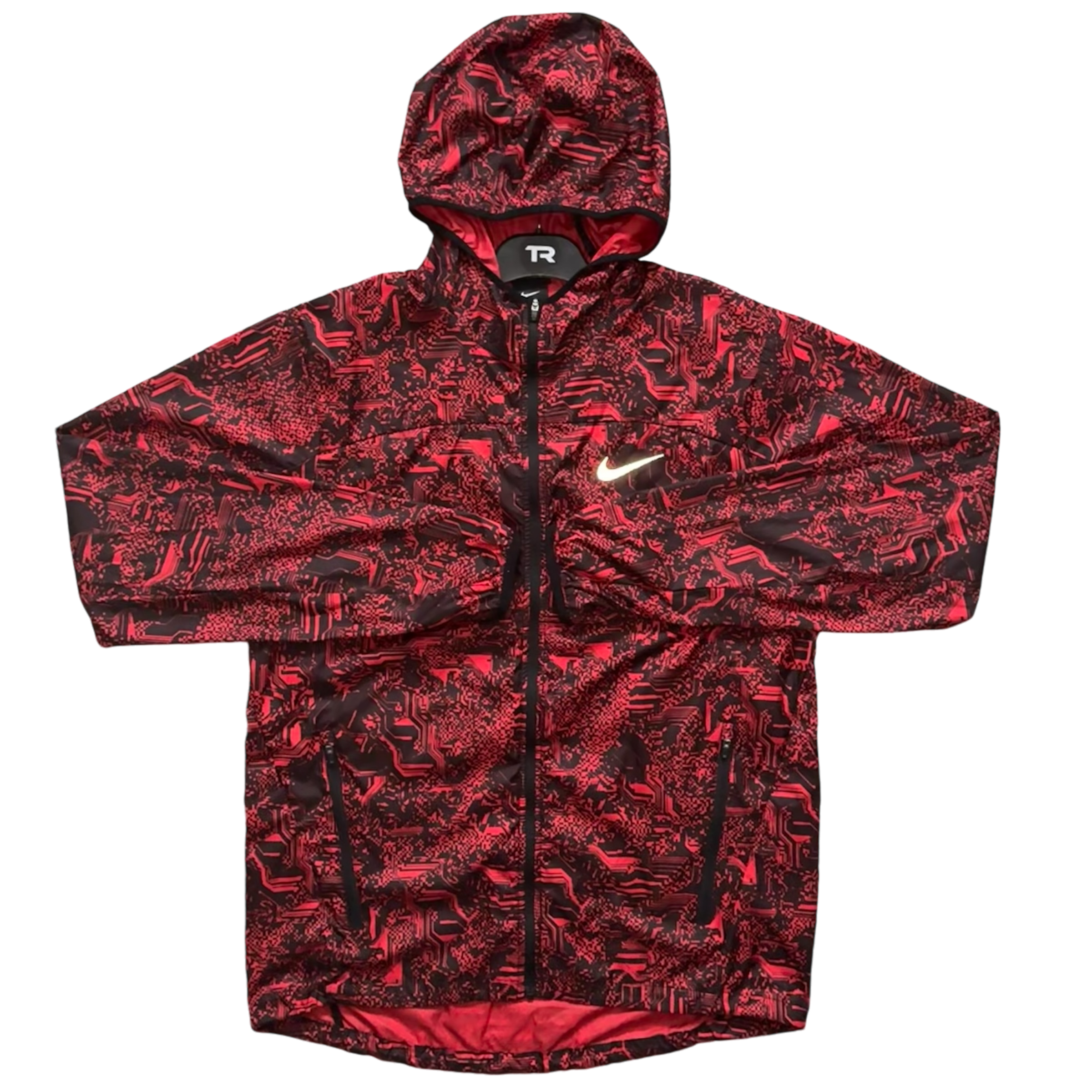 Red Nike Digital Camo Windrunner