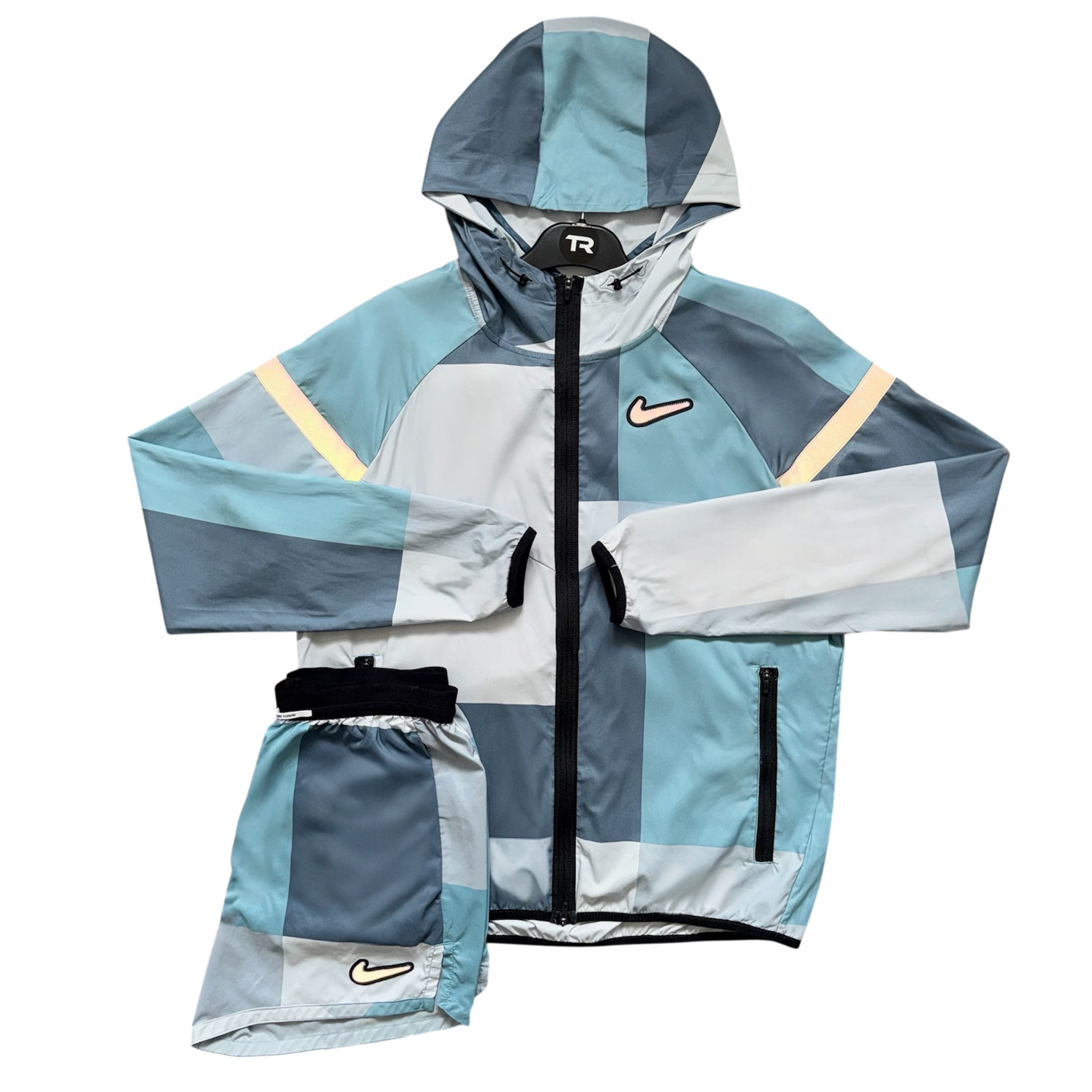 Blue Nike Patchwork Set