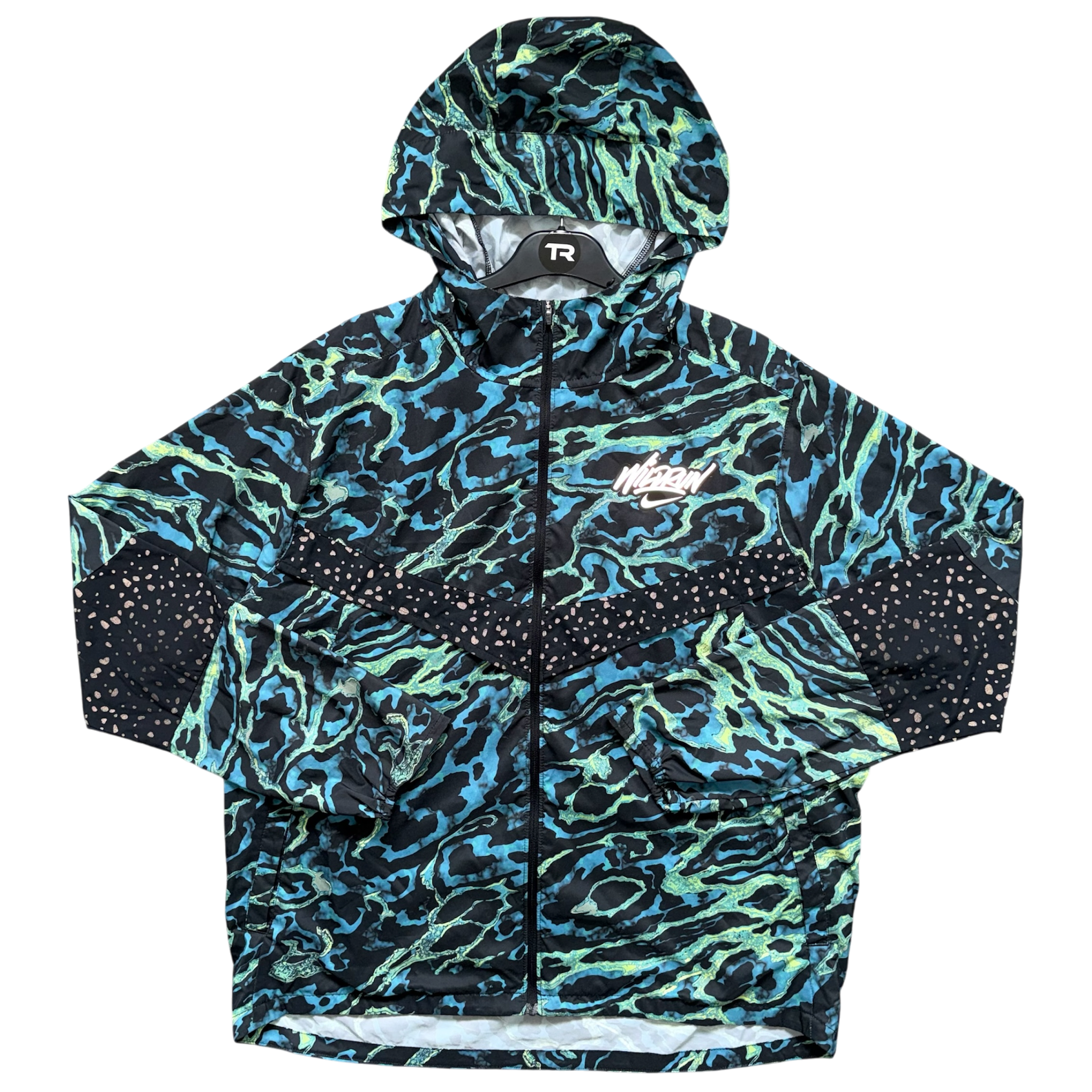 Blue/Green Nike Galaxy Wild Run Jacket