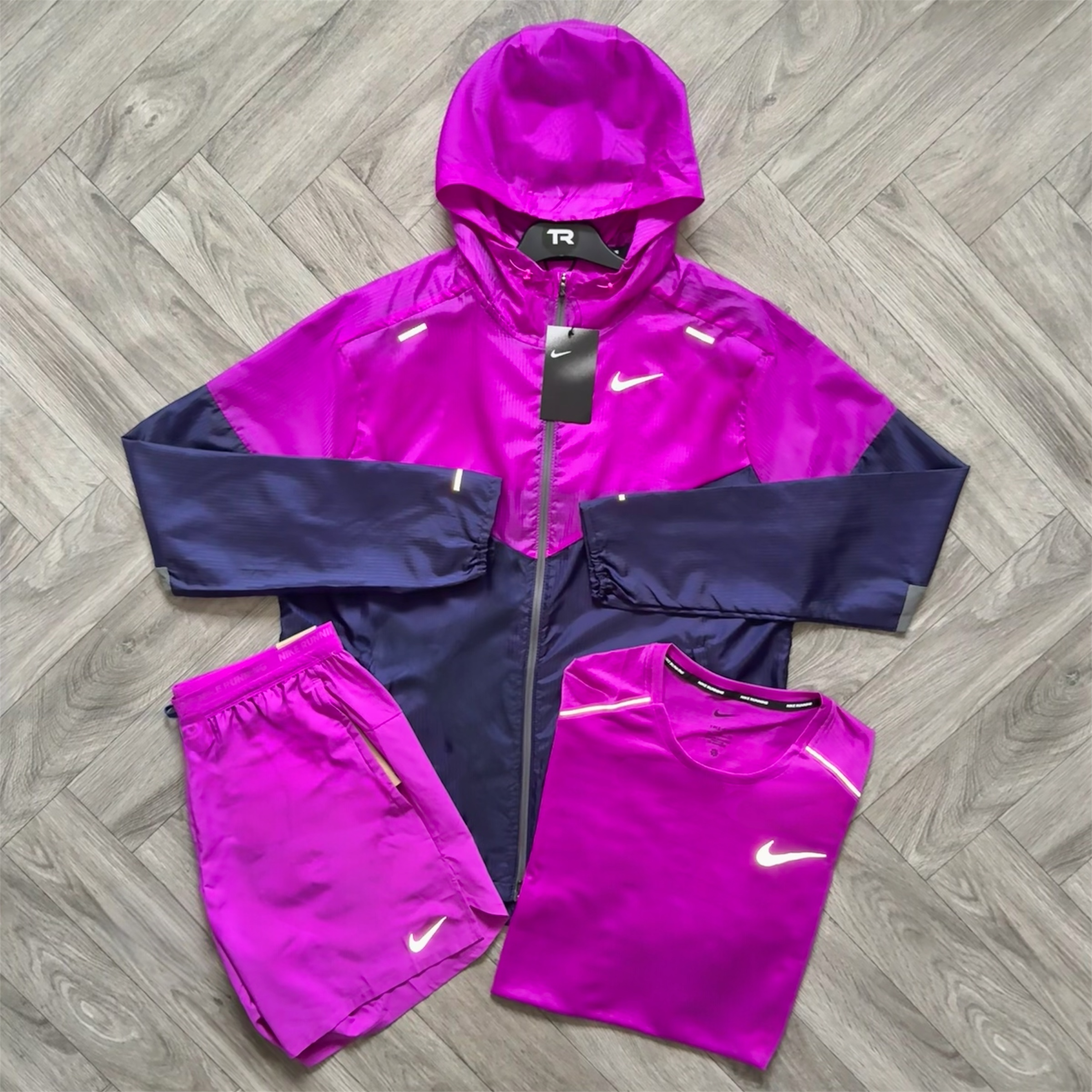 Cherry Nike Windrunner 3-Piece Set