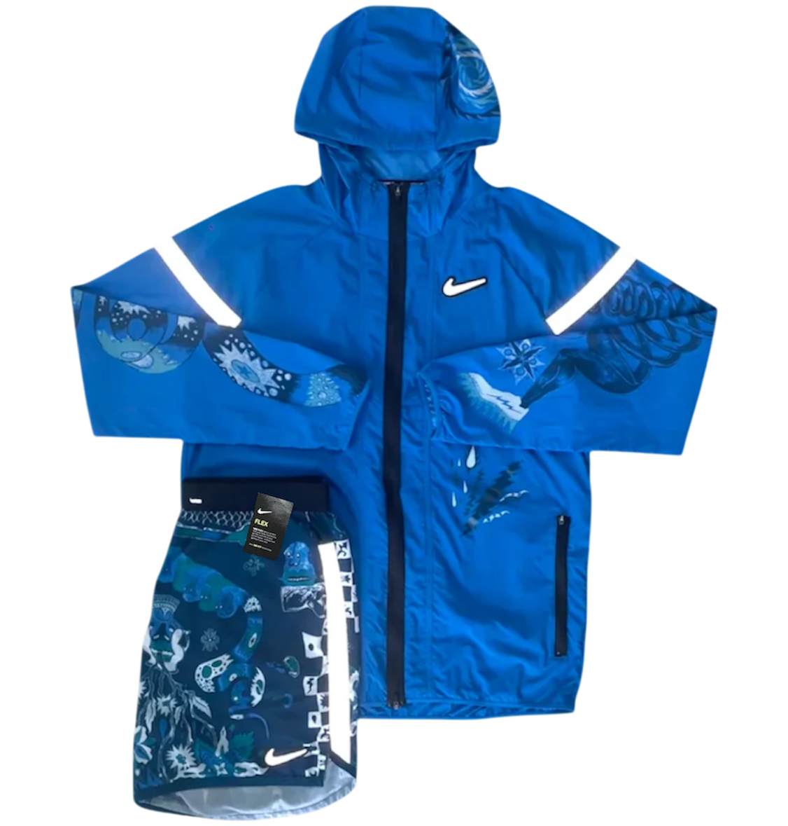 Blue Nike Dragon Set