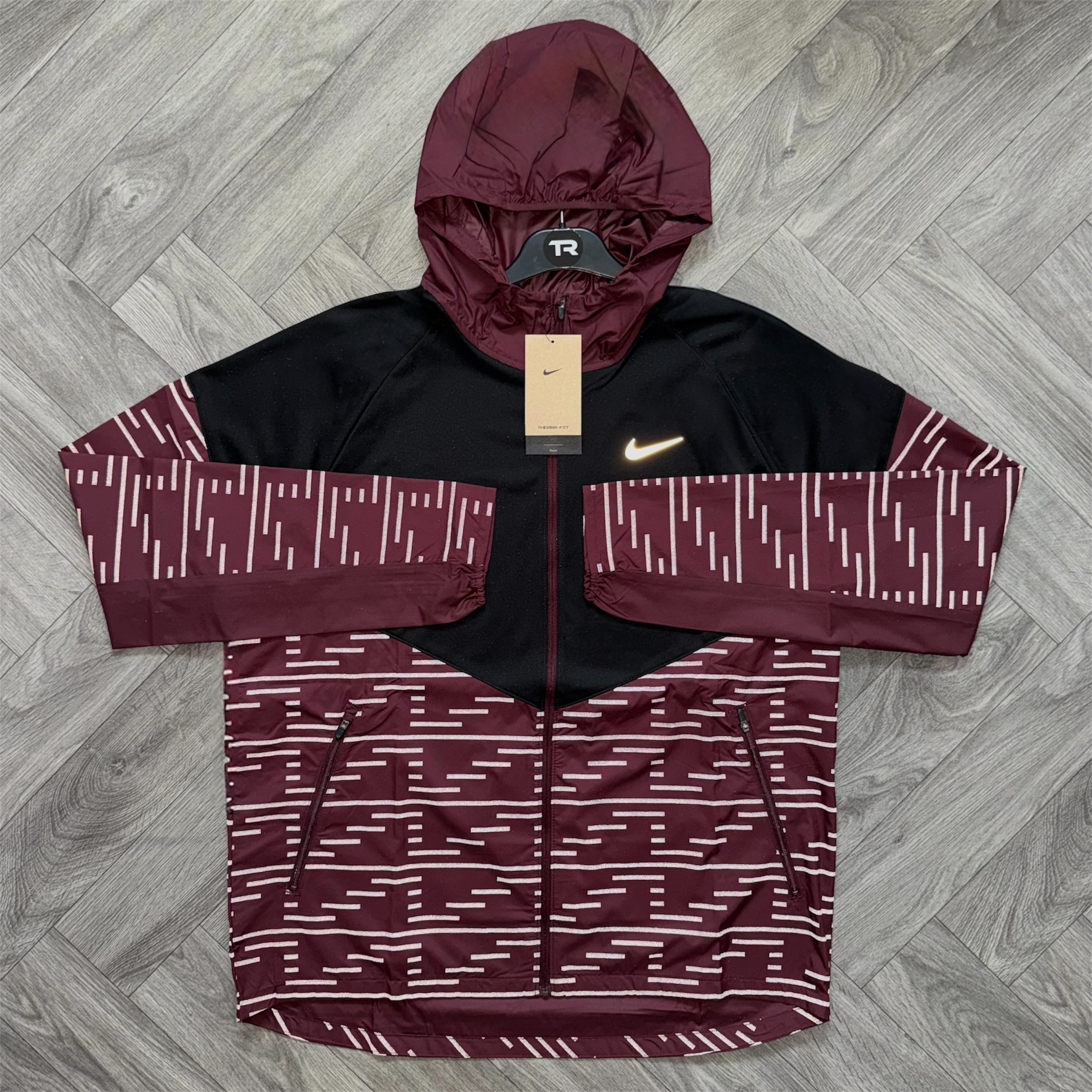 (New) Beetroot Nike Therma-Fit Reflective Jacket