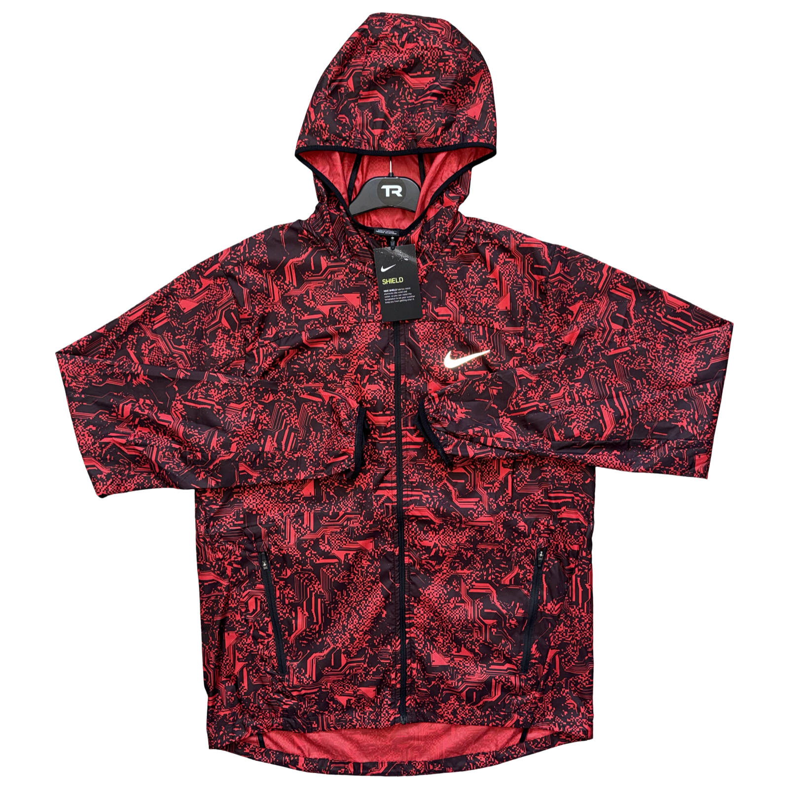 (New) Red Nike Digital Camo Jacket