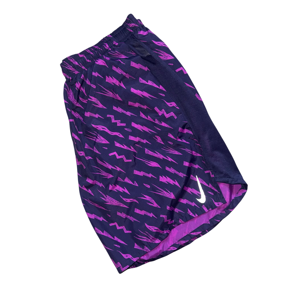Purple Nike Bolt Shorts