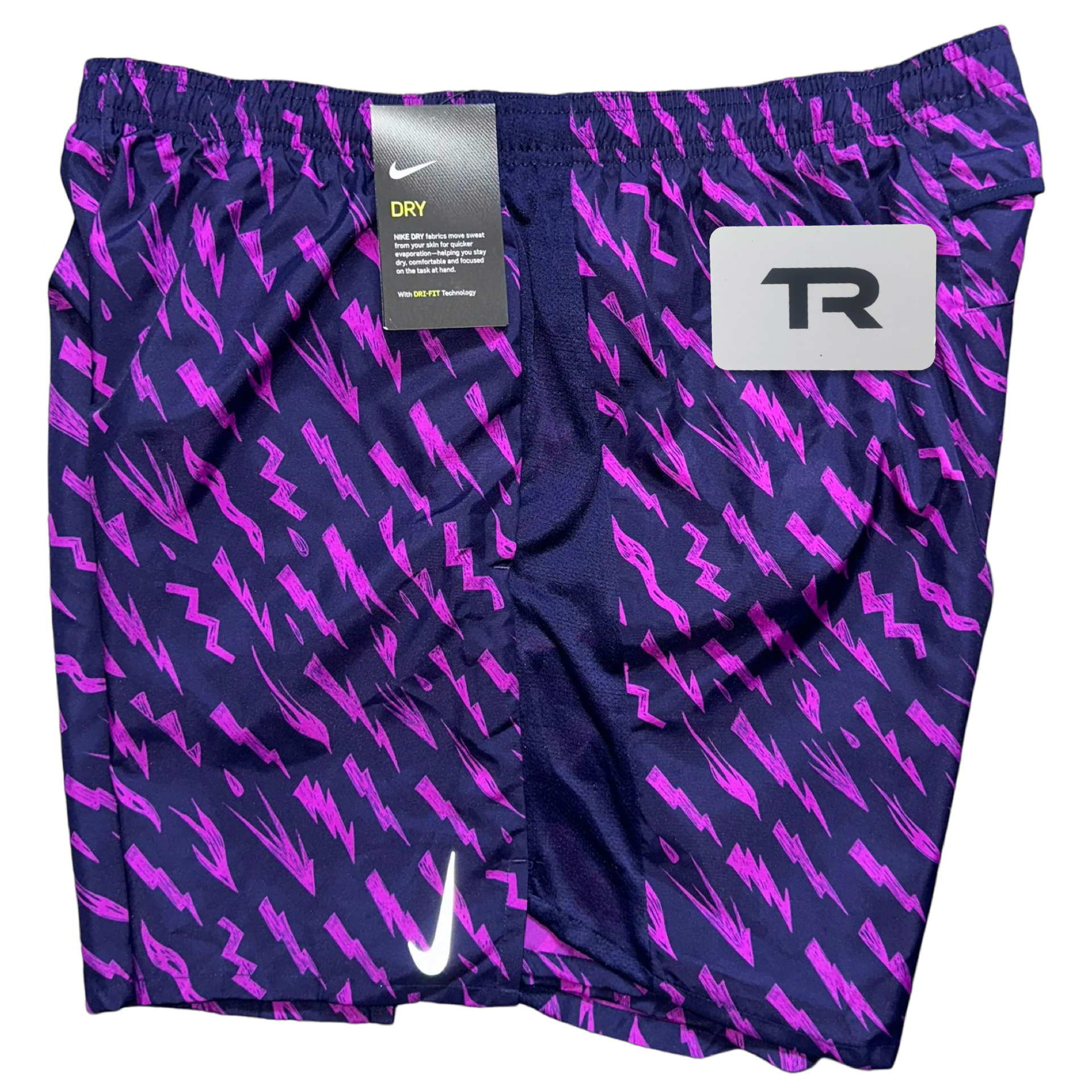 Purple Nike Bolt Shorts