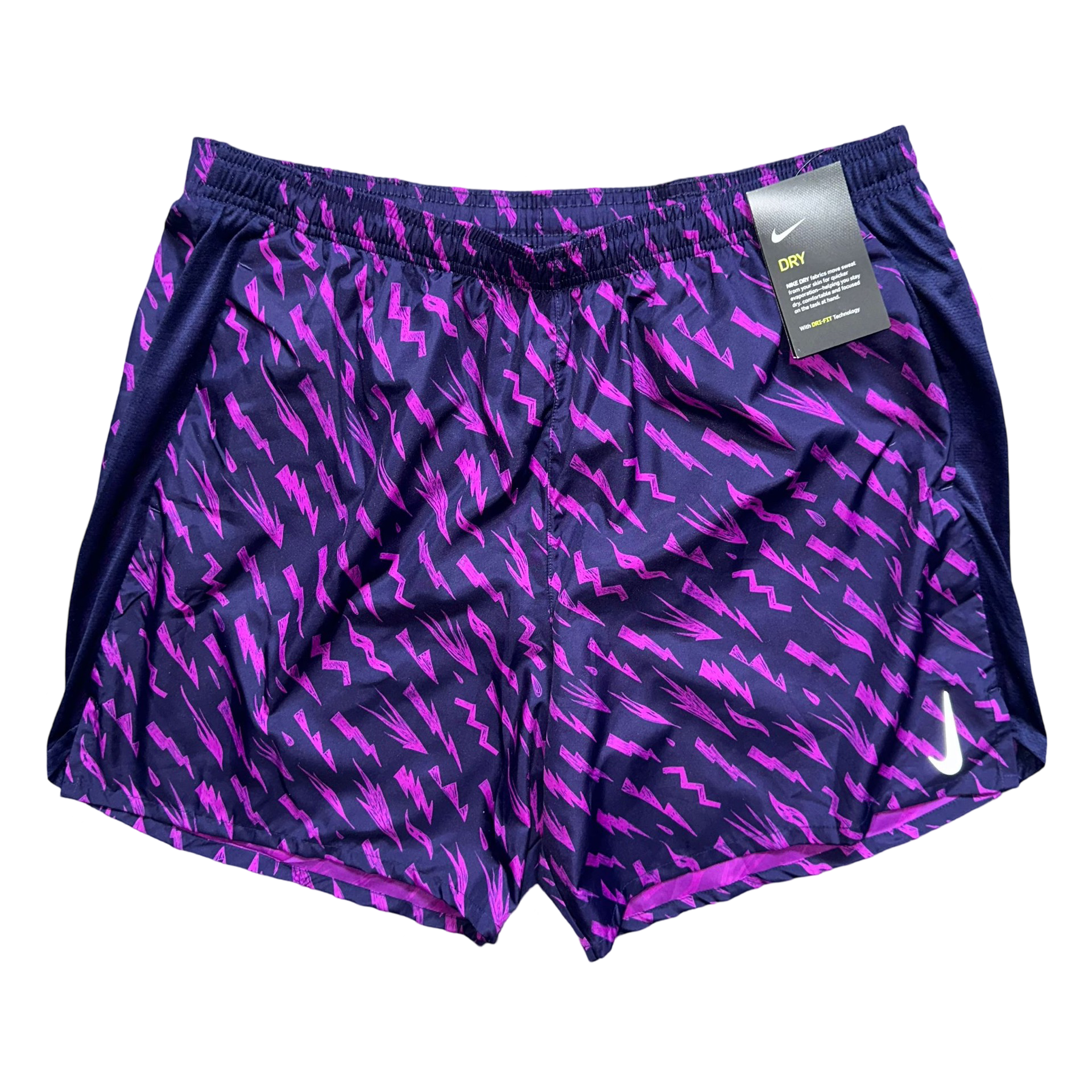 Purple Nike Bolt Shorts