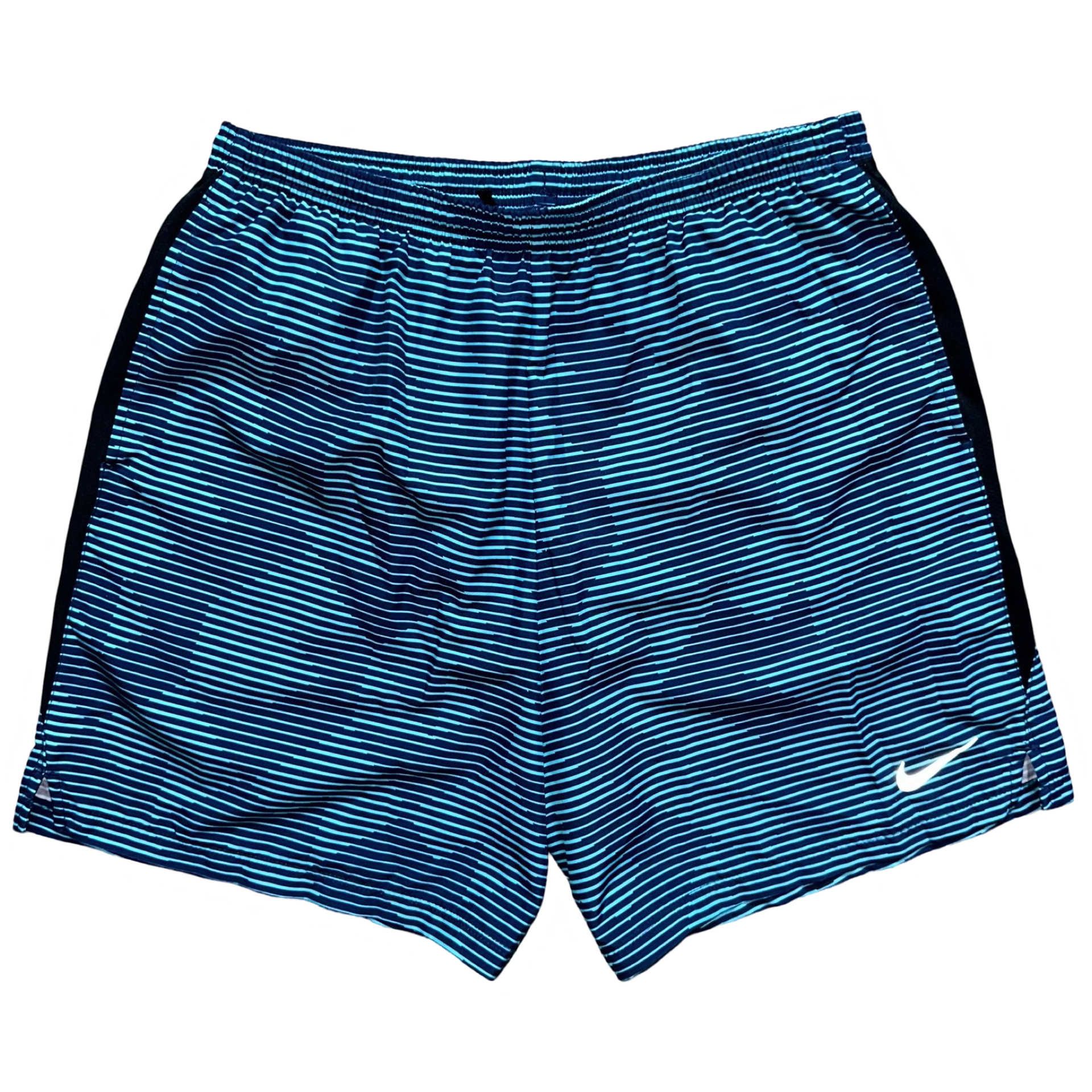 Teal/Aqua Geometric Camo Nike Shorts