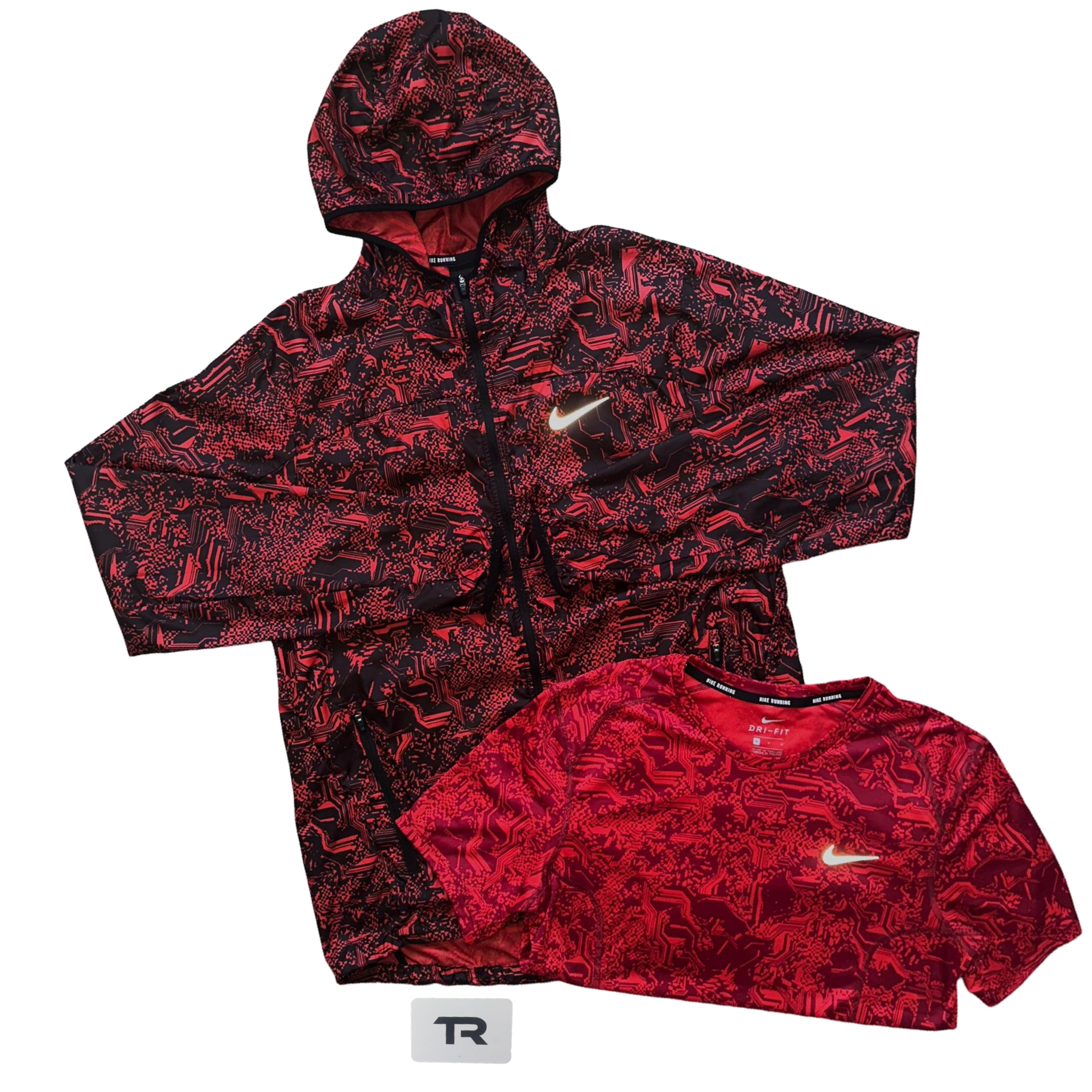 Red Nike Digital Camo Set