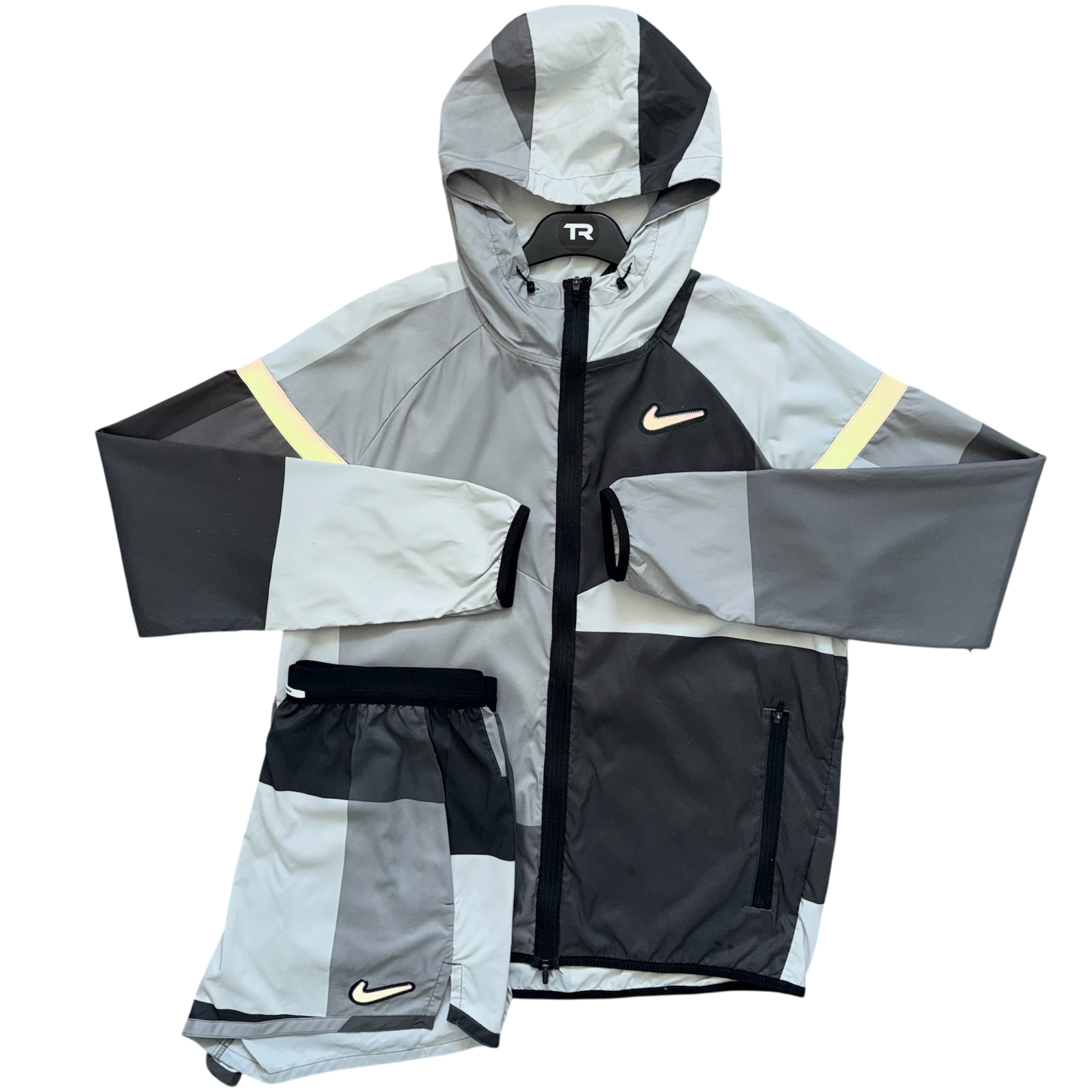 Grey Nike Patchwork Set