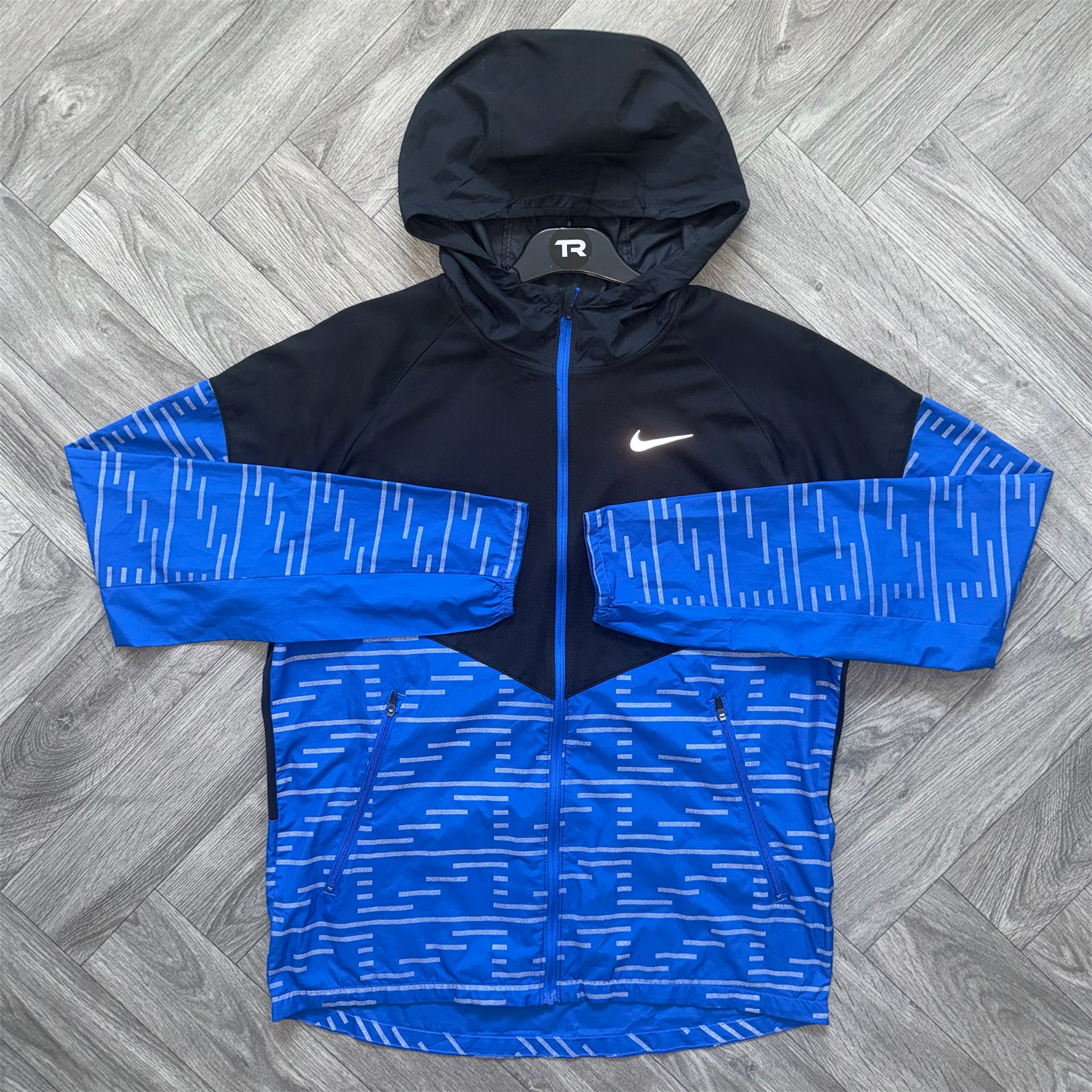 Blue Nike Therma-Fit Reflective Jacket