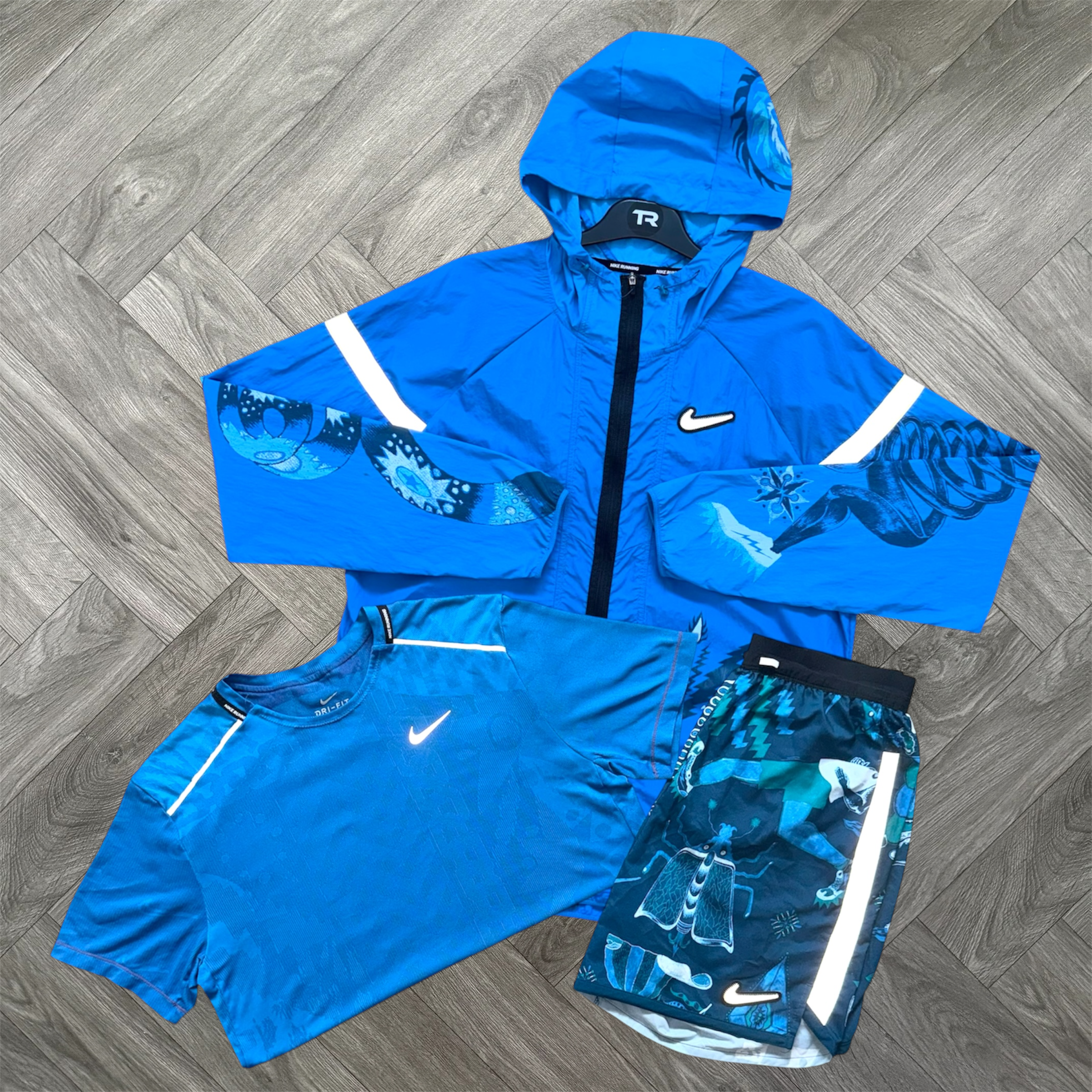 Blue Nike Dragon 3-Piece Set