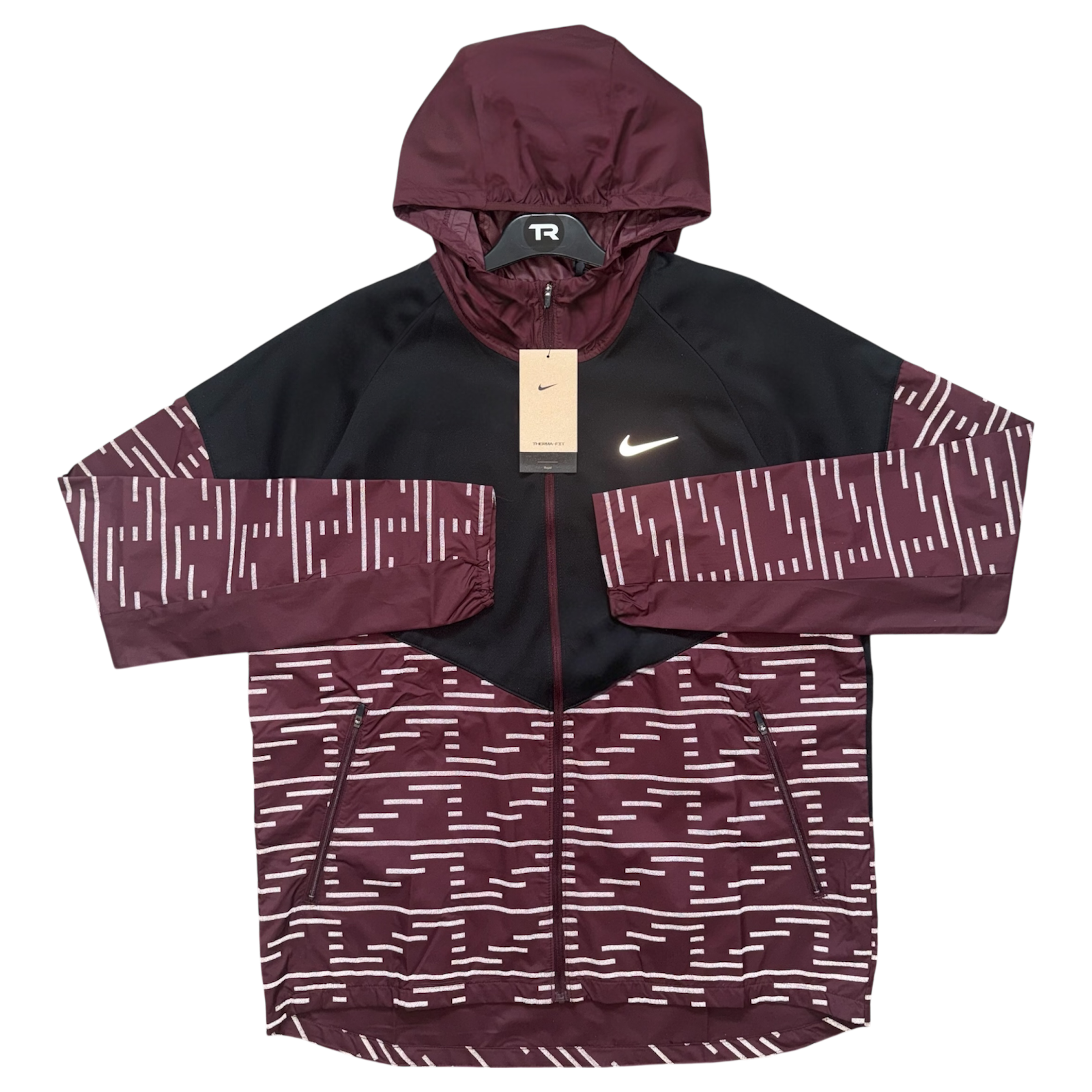 (New) Beetroot Nike Therma-Fit Reflective Jacket